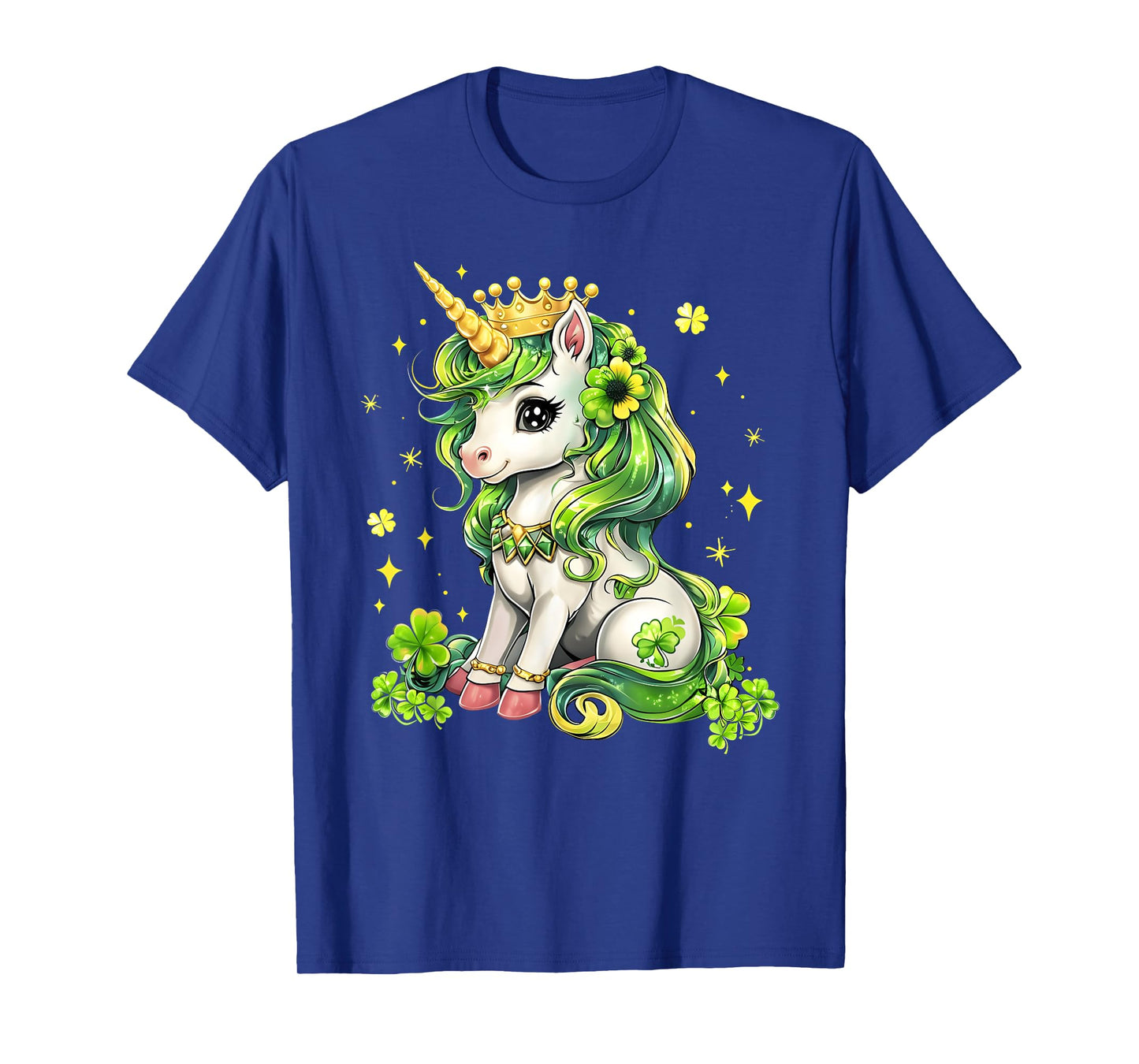Cute Unicorn St Patricks Day Saint Pattys Girls Lepricorn T-Shirt