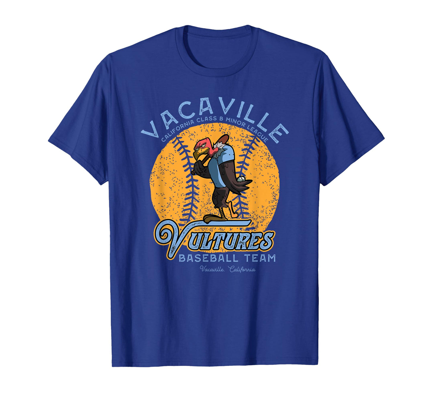 Vintage Vacaville Vultures Retro Minor League Baseball Team T-Shirt