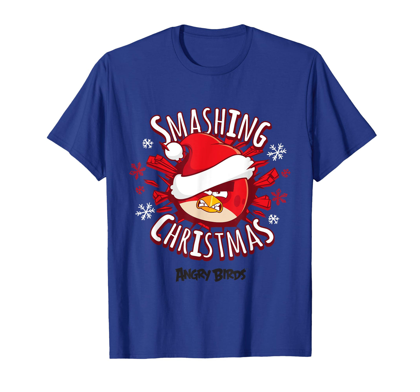 Angry Birds Smashing Christmas Official Merchandise T-Shirt