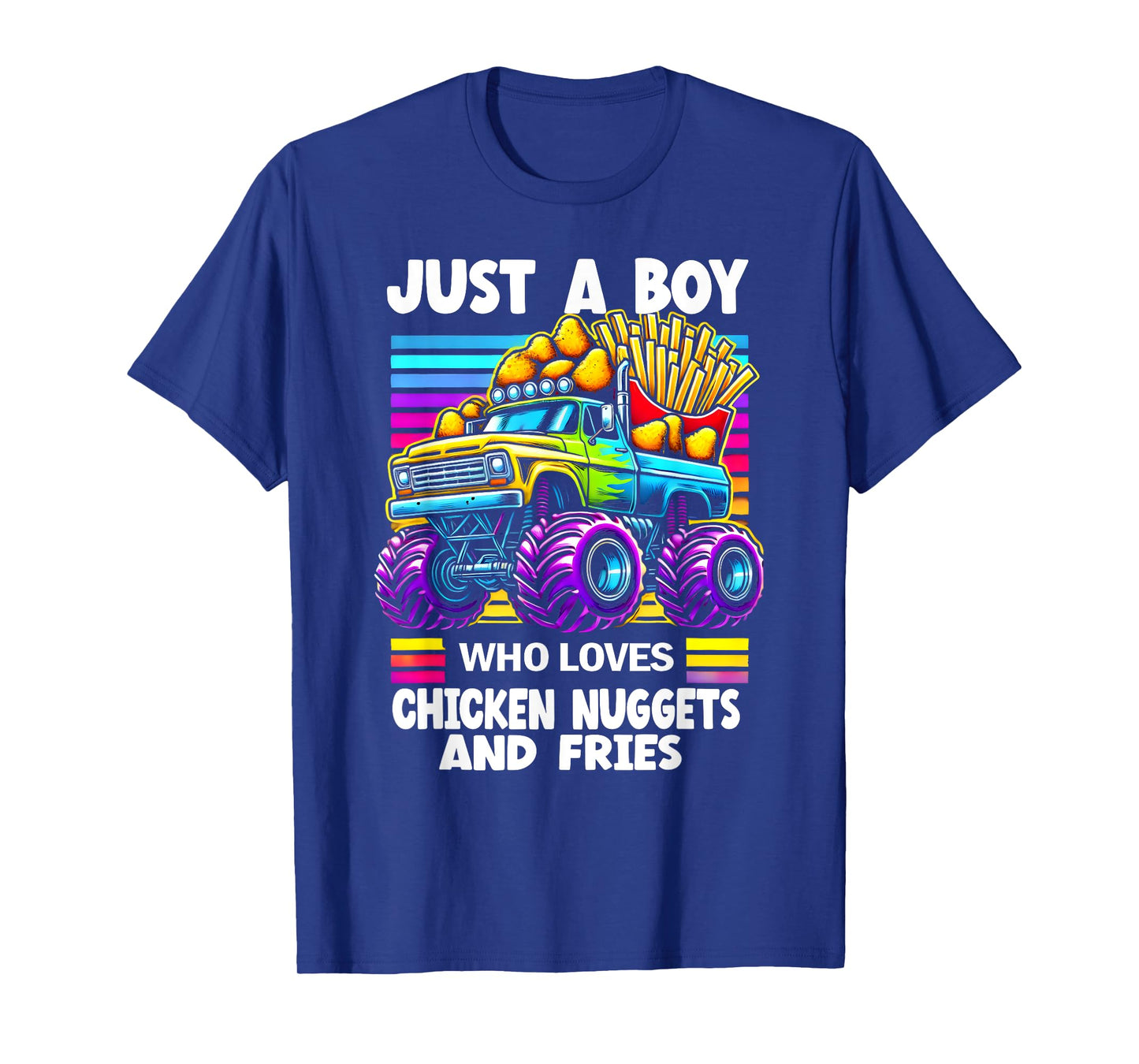 Just a Boy Who Loves Chicken Nuggets and Fries T-Shirt
