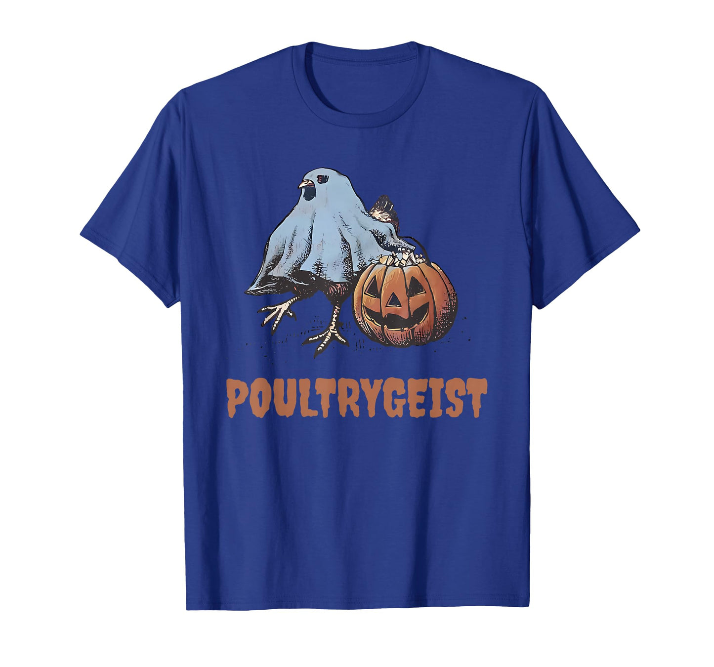 Poultrygeist Halloween Chicken Ghost T-Shirt
