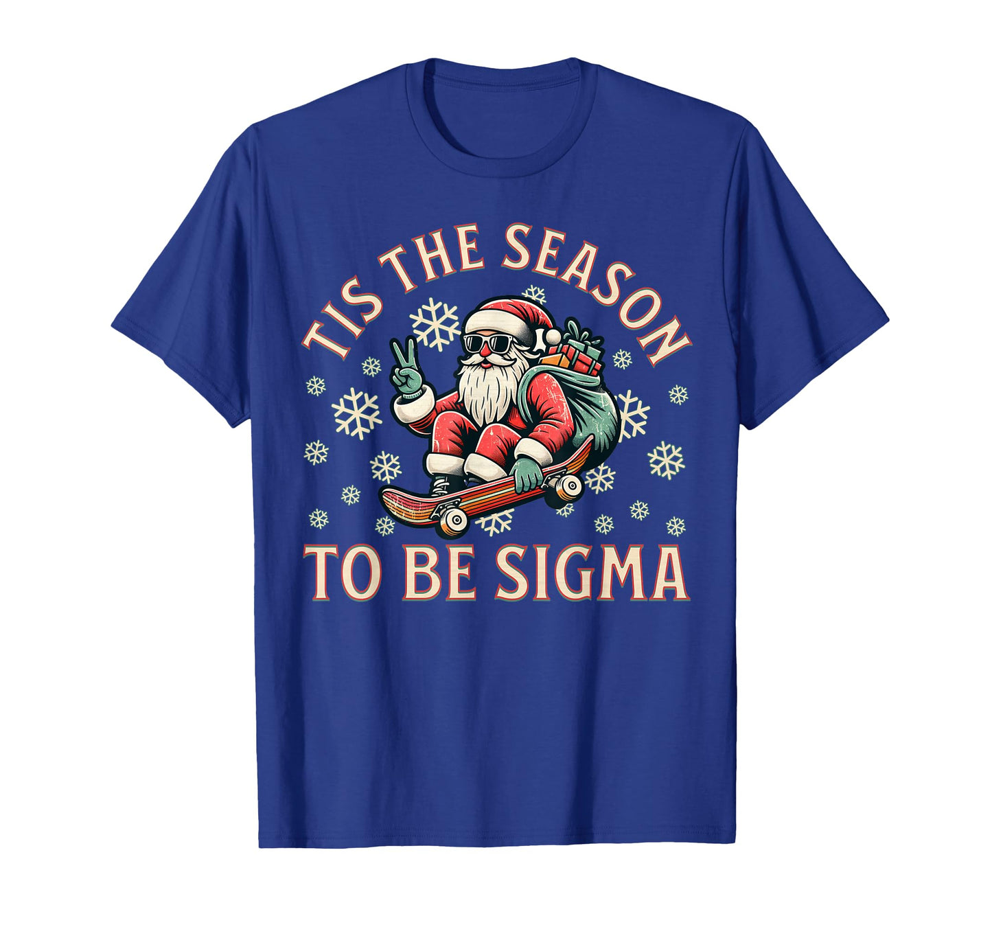 Tis The Season To Be Sigma Claus Funny Santa Christmas Boys T-Shirt