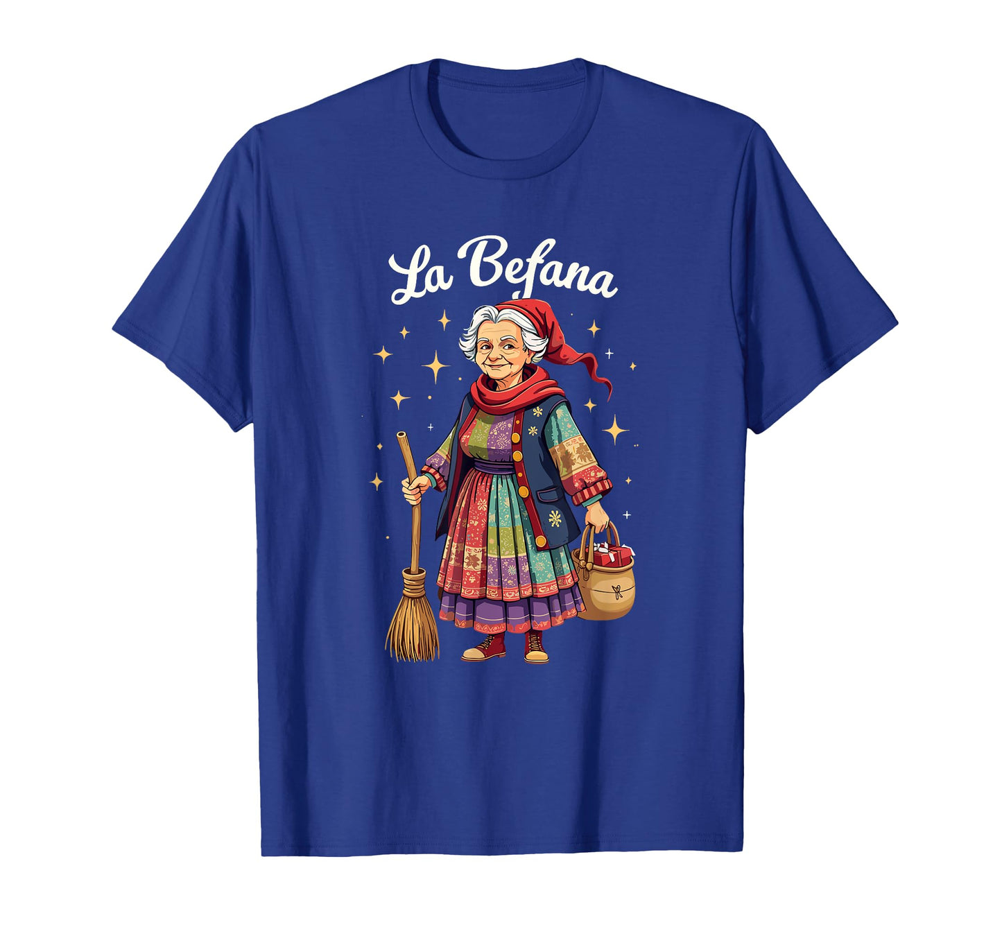 La Befana Christmas Witch Italian Xmas T-Shirt