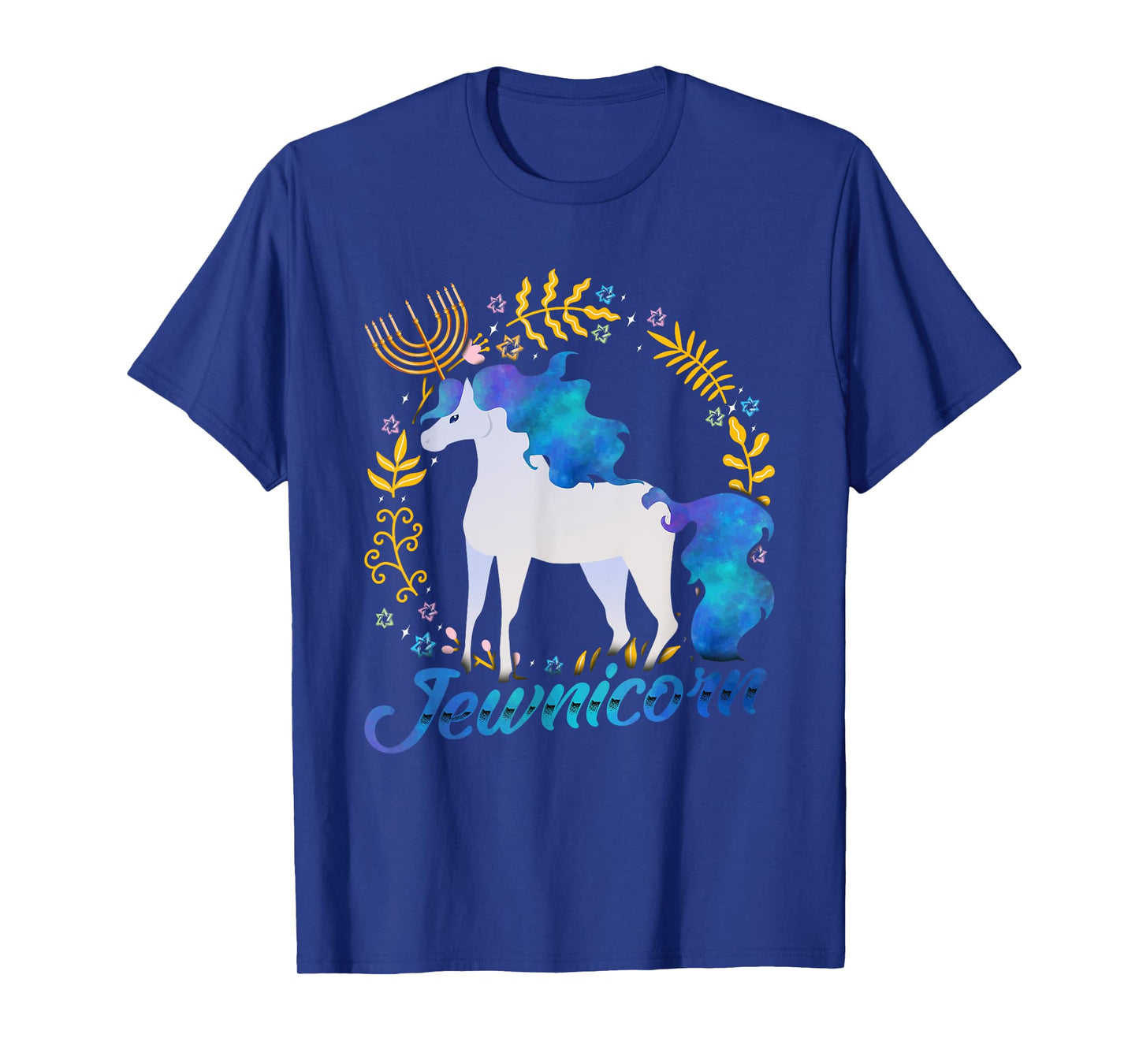 Jewnicorn Funny Jewish Unicorn Chanukah Hanukkah Jew Gift T-Shirt
