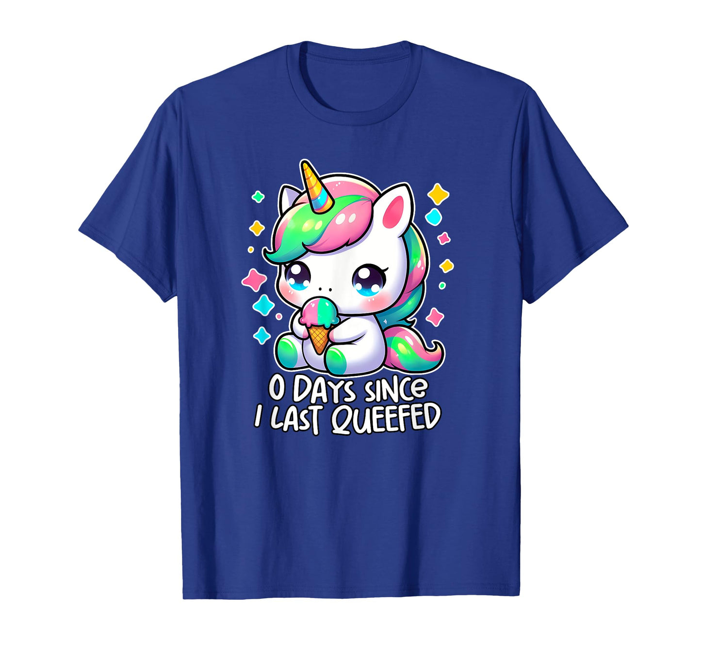 0 DAYS SINCE I LAST QUEEFED oddly specific meme crude humor T-Shirt