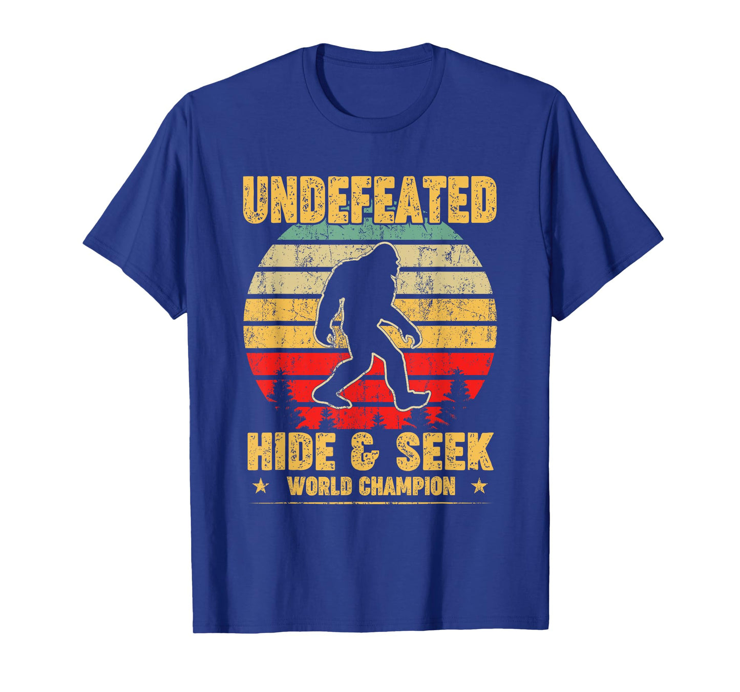 Undefeated Hide and Seek World Champion Bigfoot T Shirt T-Shirt