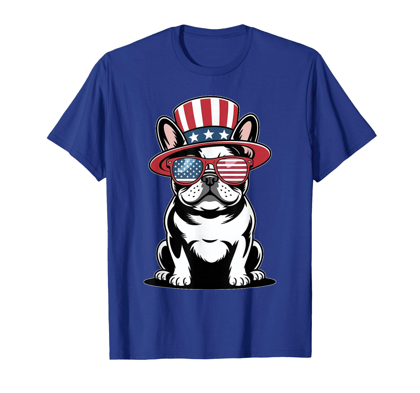 Patriotic French Bulldog US Flag 4Th Of July Dog lovers T-Shirt for Men Women Kids