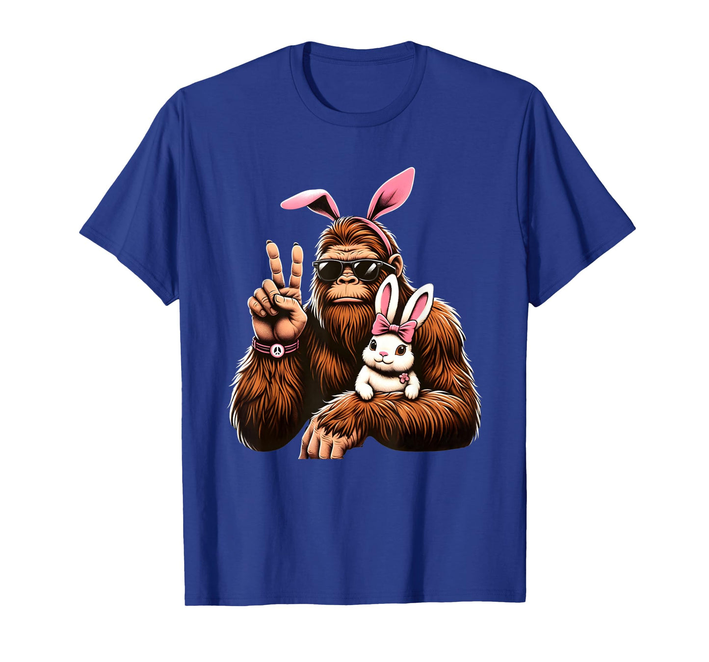 Bigfoot Bunny Funny Easter Day Sasquatch T-Shirt