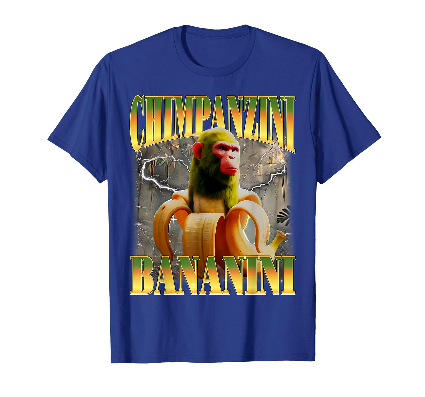 Chimpanzini Bananini Funny Italian Brainrot Meme Monkey T-Shirt