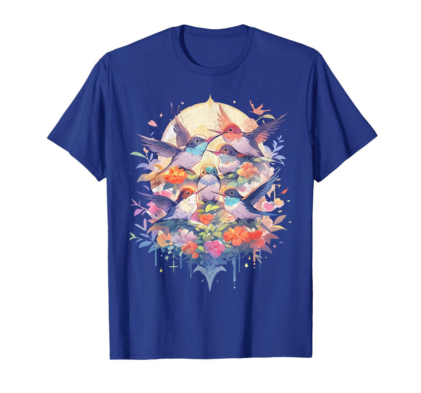 Beautiful Hummingbirds Bird Watching Earth Day Nature Lovers T-Shirt