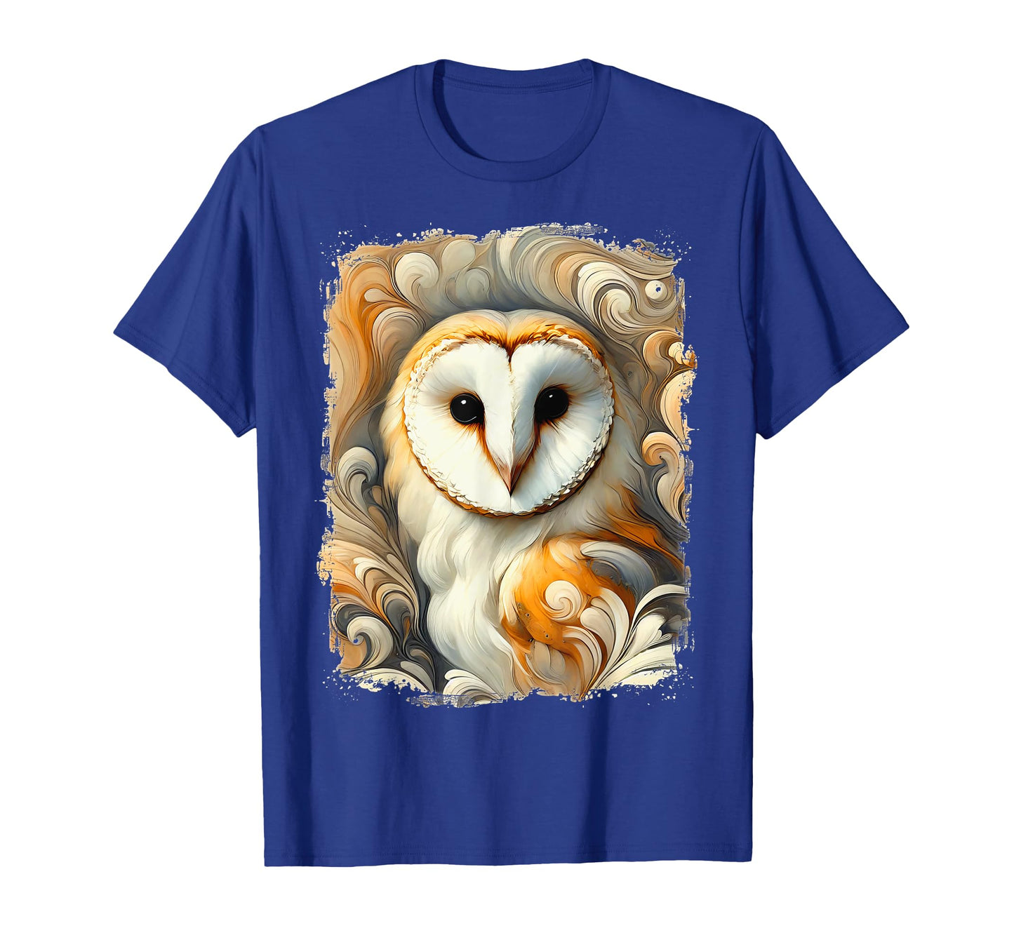 Artistic Owl Colourful Abstract Artwork T-Shirt