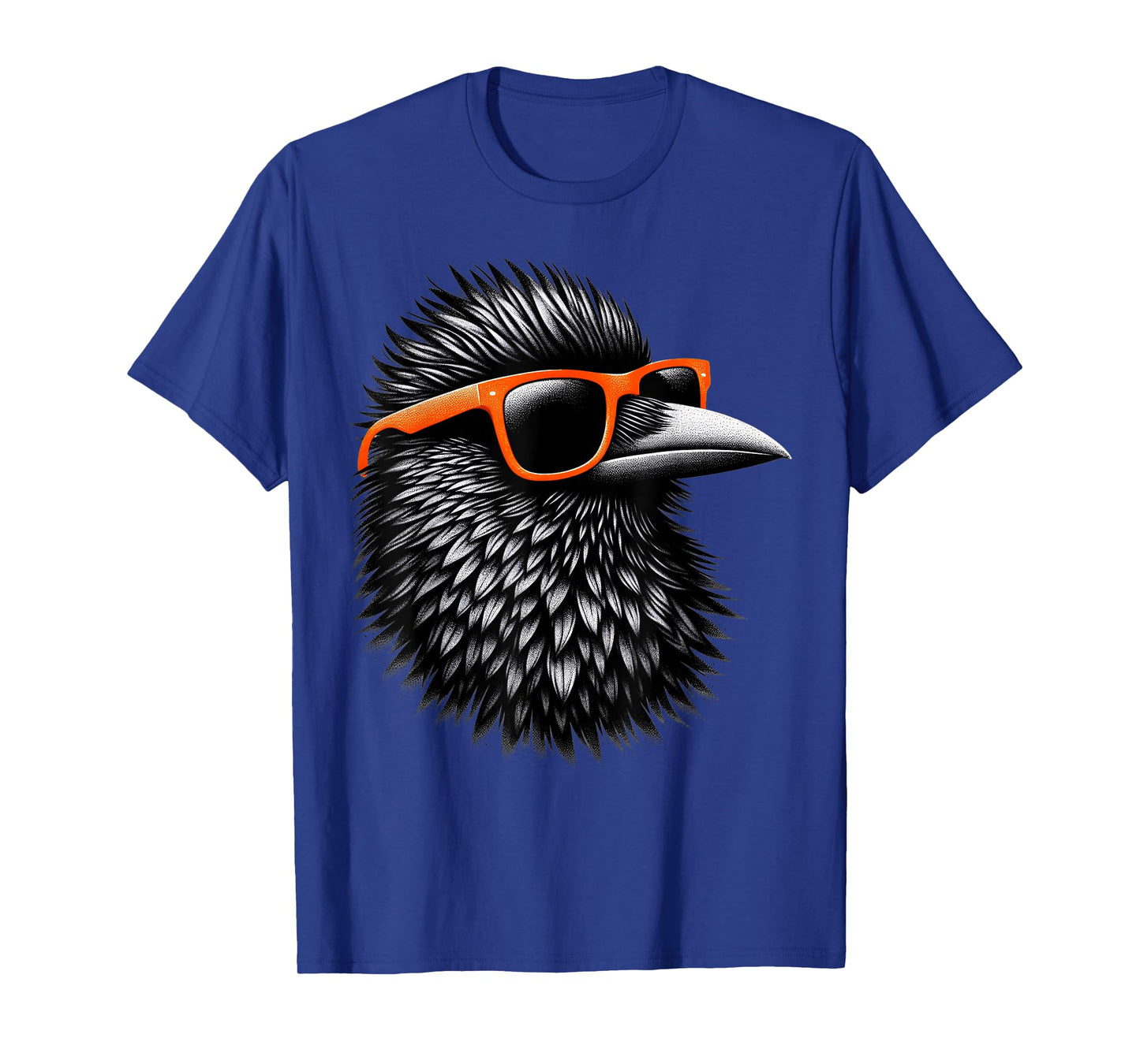 Cool Grackle Bird Wearing Sunglasses Graphic Art T-Shirt