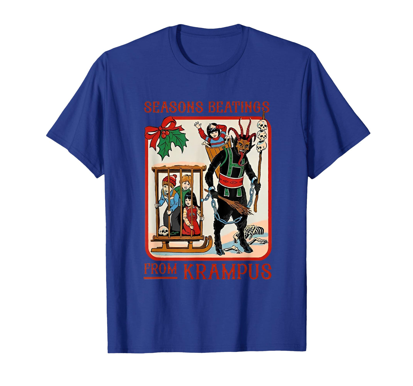 Seasons Beatings From Krampus Christmas T-Shirt