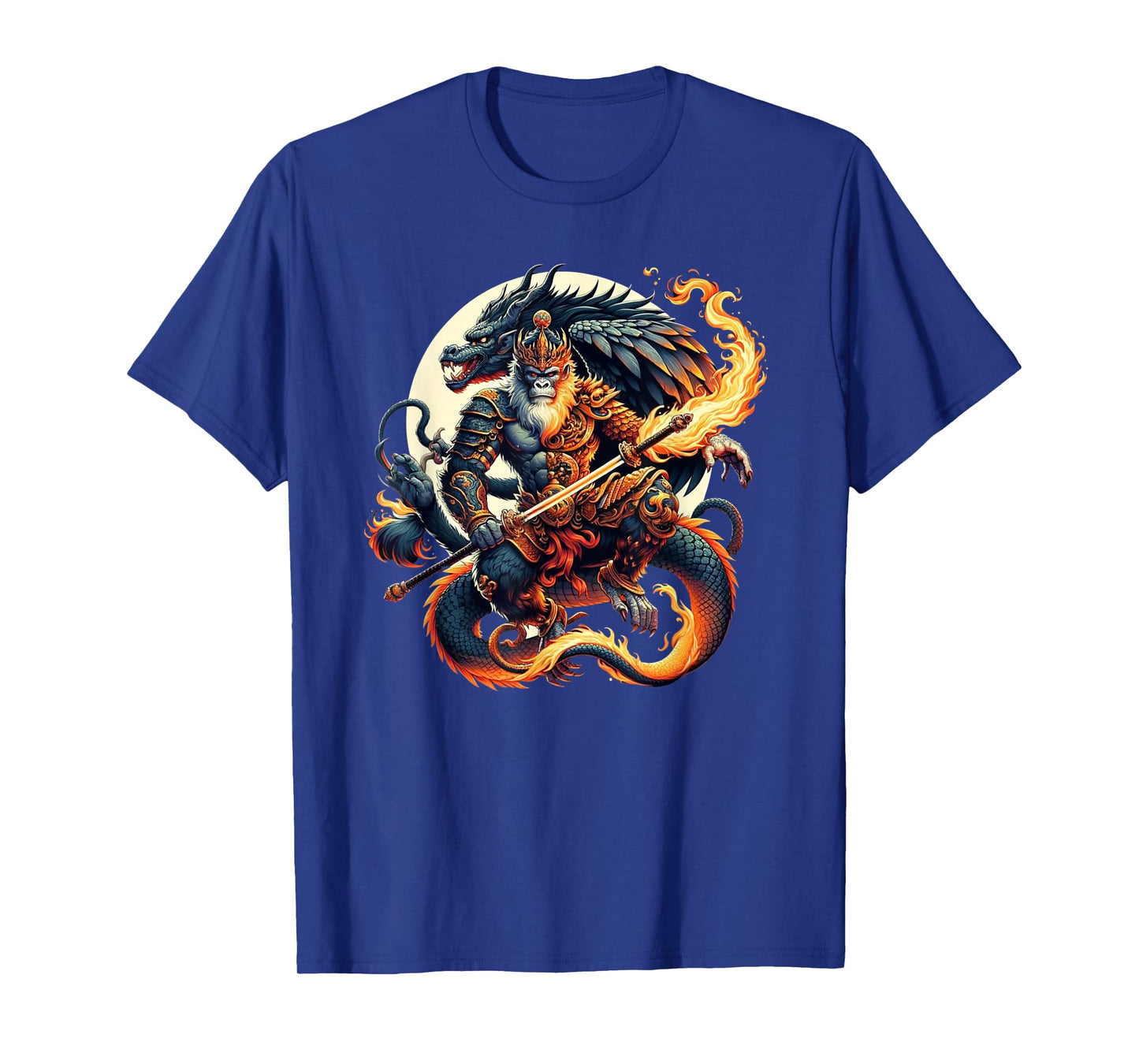 Cool Bravery Magic Quest Mystical Fantasy Monkey King T-Shirt