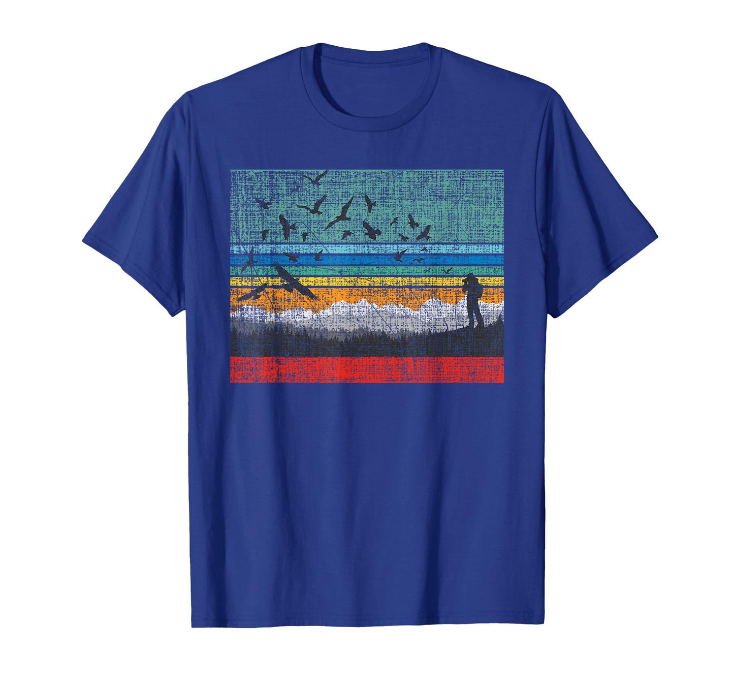 Retro Birding Bird Watching Bird Watcher Birder T-Shirt
