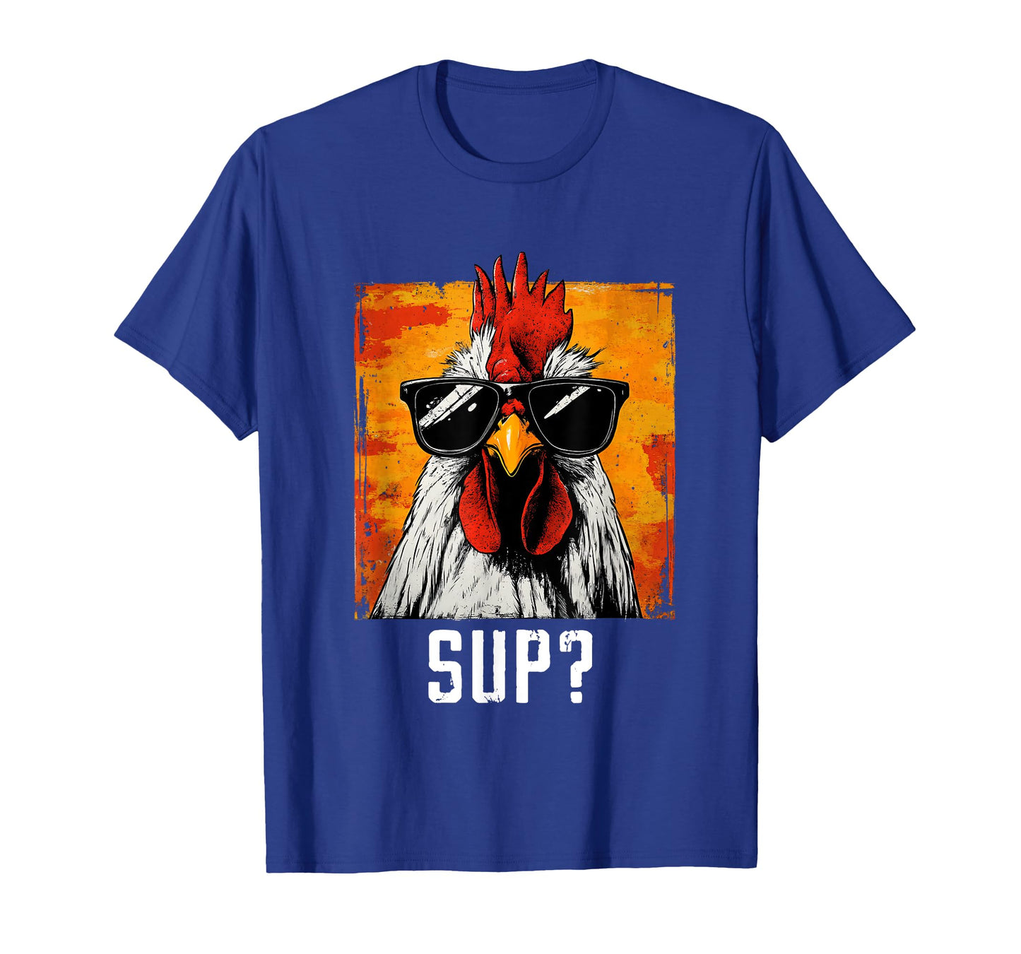Sup Chicken Sunglasses Animal Farm Farmer T-Shirt