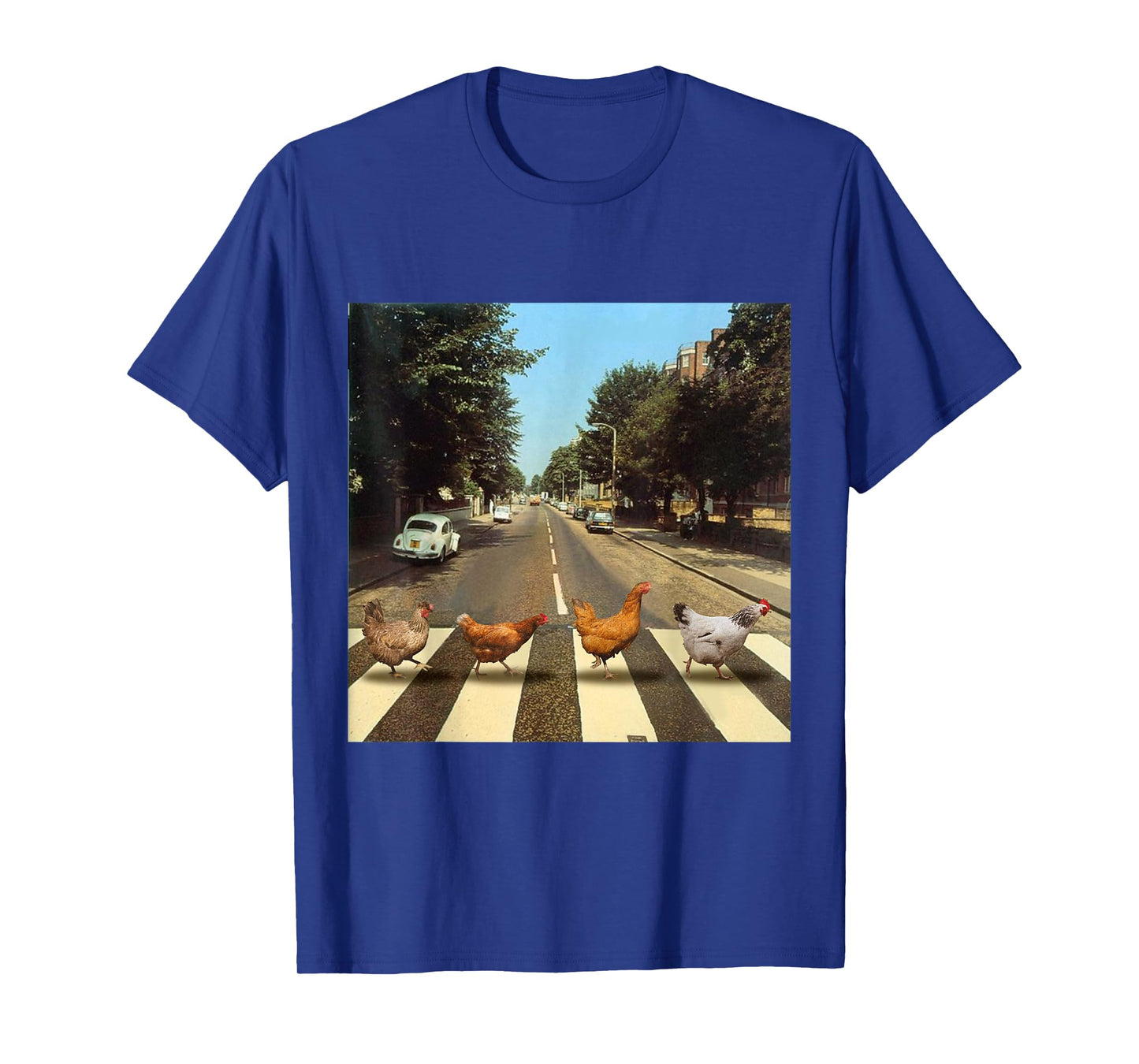 Chickens Crossing Road Parody Chicken Lover T-Shirt