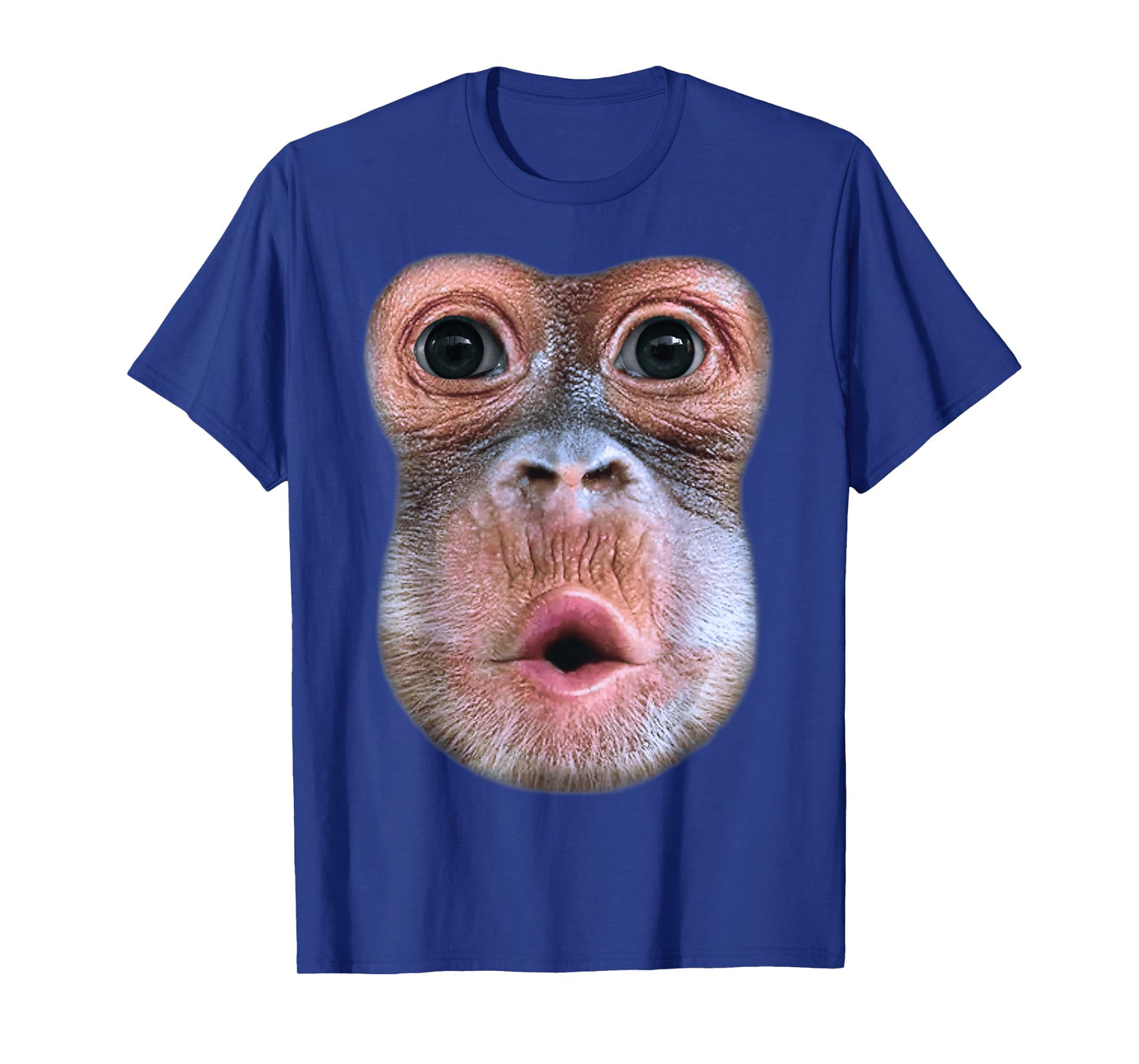 Funny Monkey Blowing Stomach Face, Monkey Blow Stomach Face T-Shirt