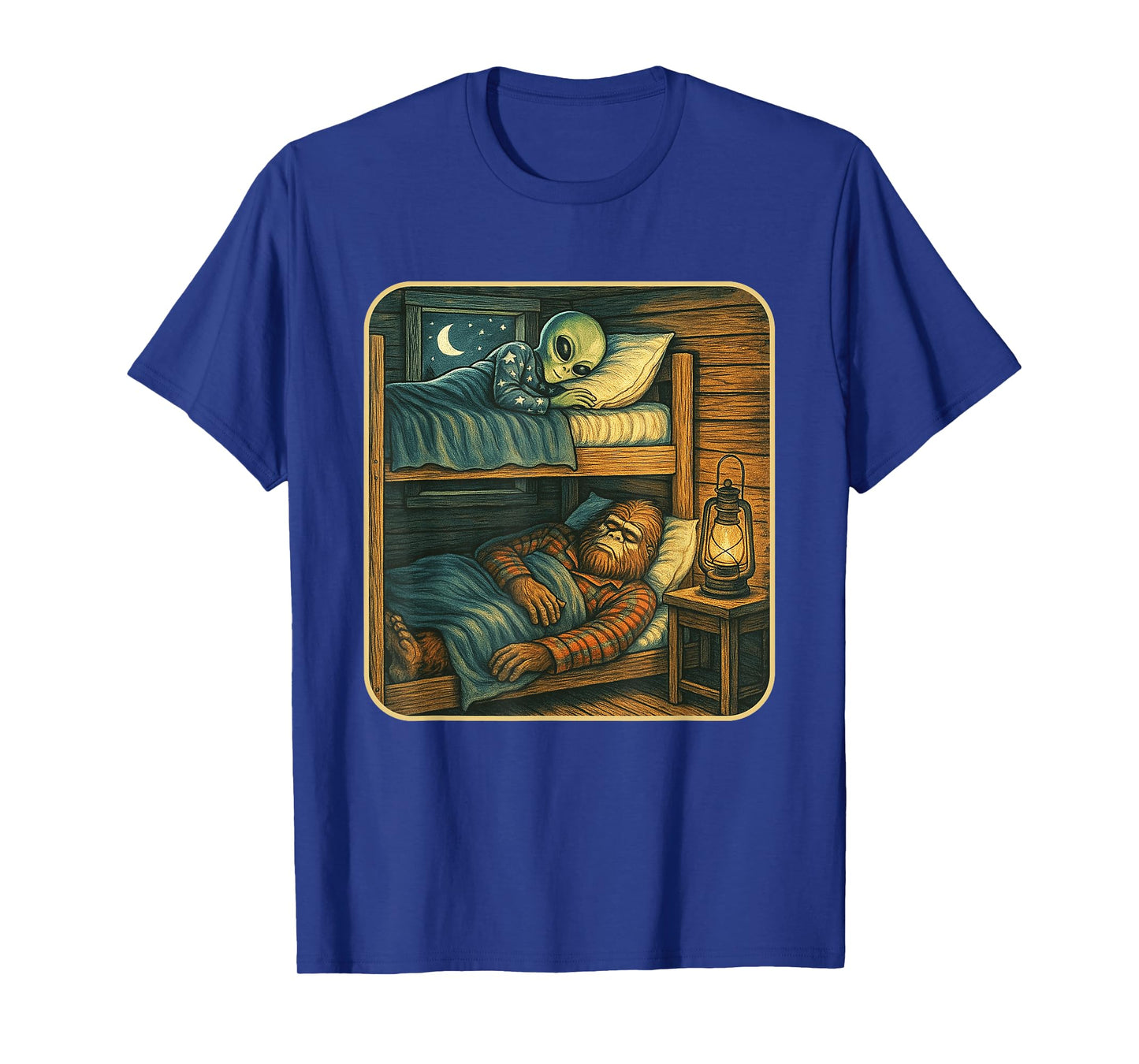 Mens Boys Sleep Shirt Bigfoot Kids Men Pajama Shirt PJ T-Shirt