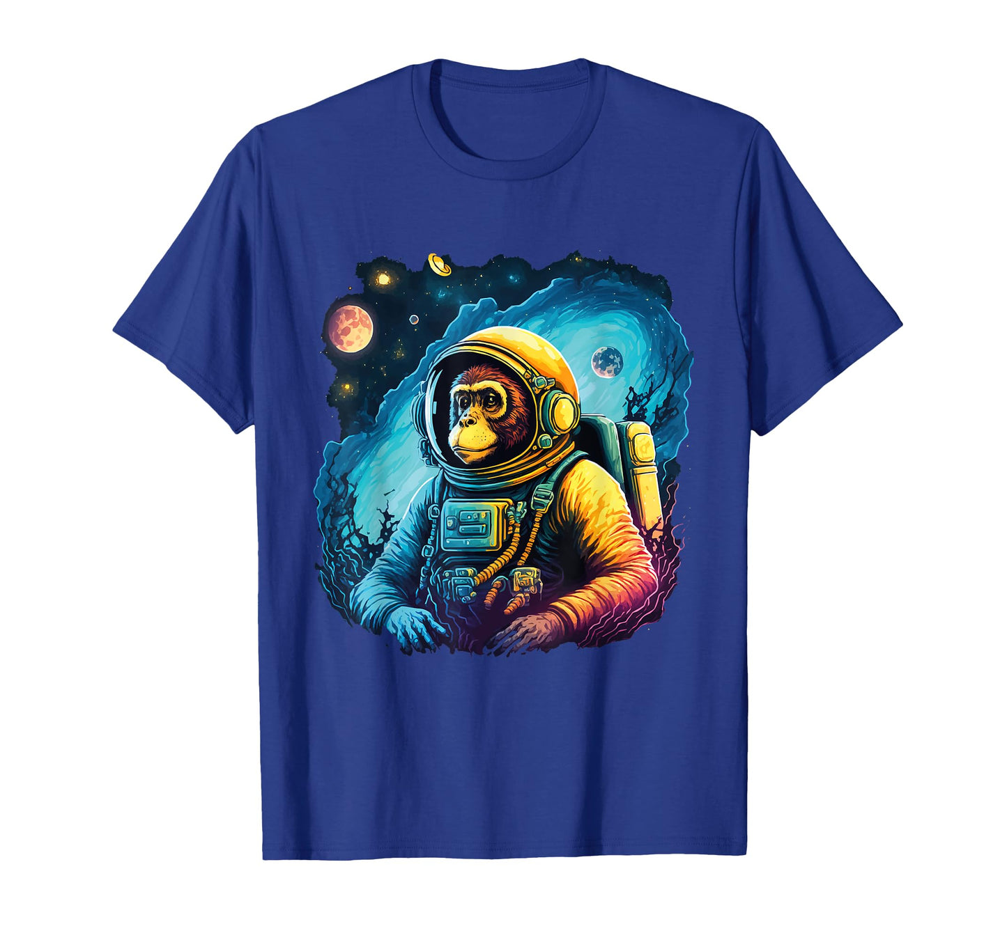 Cool Graphic Space Chimp Monkey Astronaut Cosmonaut T-Shirt