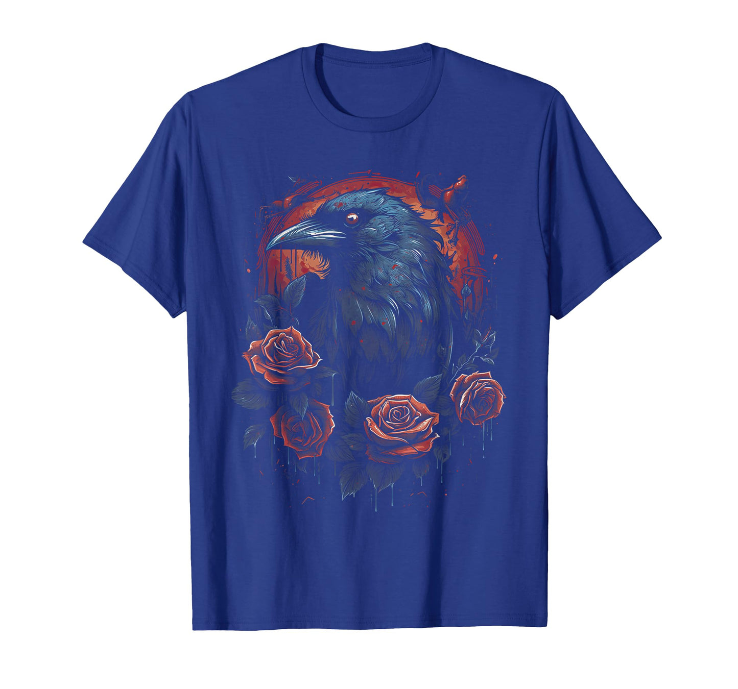 Crow Bird Dark Mystic Nordic Raven Black Gothic Occult Viking Witchcraft T-Shirt