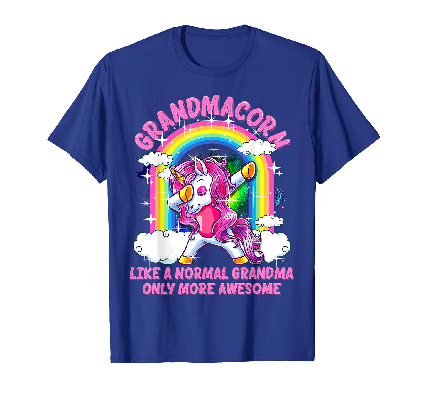 Grandmacorn Like A Normal Grandma Only More Awesome Unicorn T-Shirt