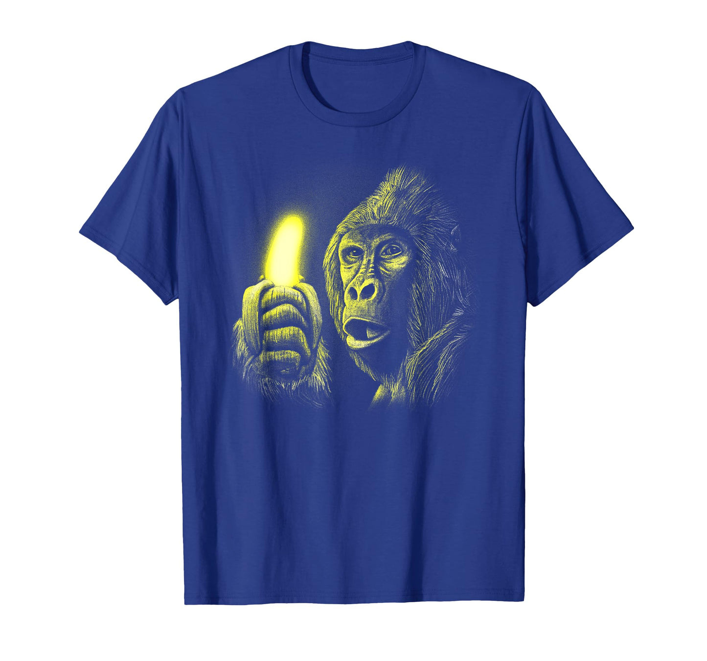 Gorilla Carrying Banana Funny Monkey Costume Wild Animal T-Shirt