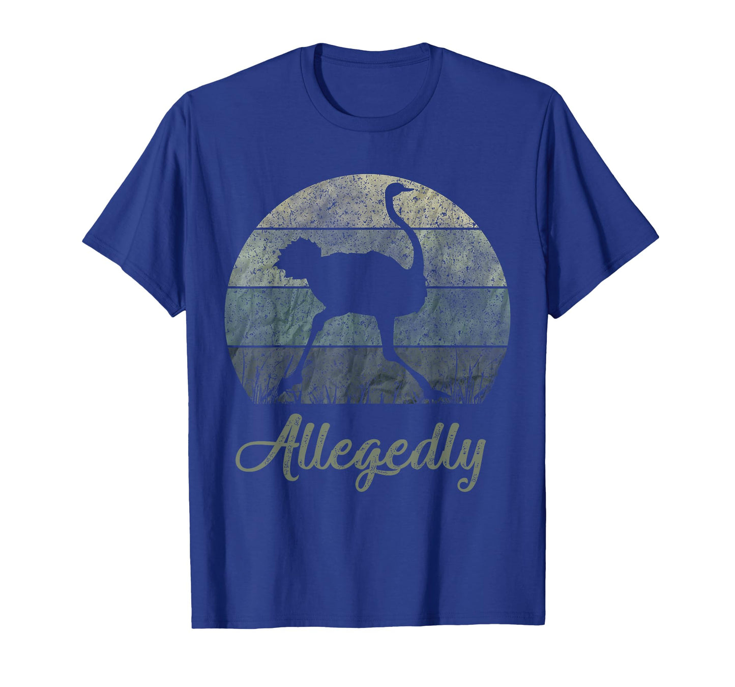 Vintage Allegedly Ostrich T-Shirt OSTRICHES Flightless Bird T-Shirt