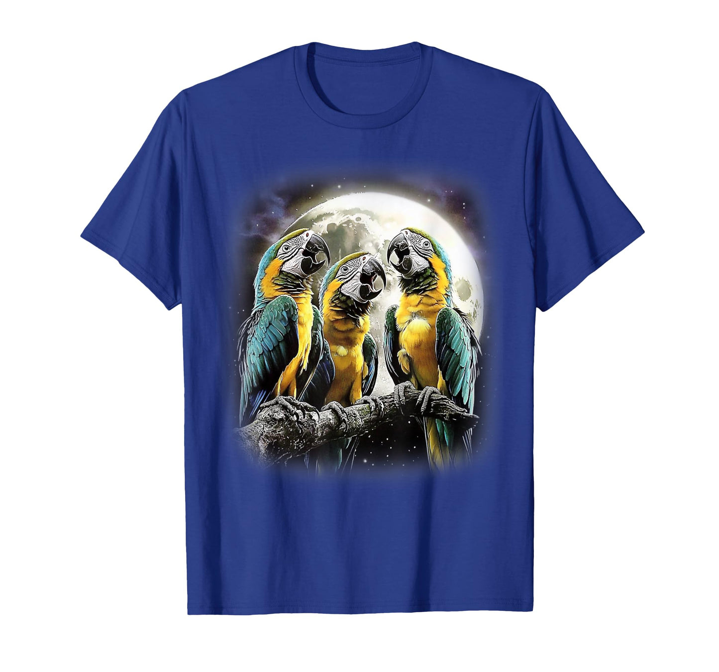 Catumet Parrot Unisex Adult T-Shirt, Black, Small, Short Sleeve, Funny Parrot Meme, Humorously Tropical