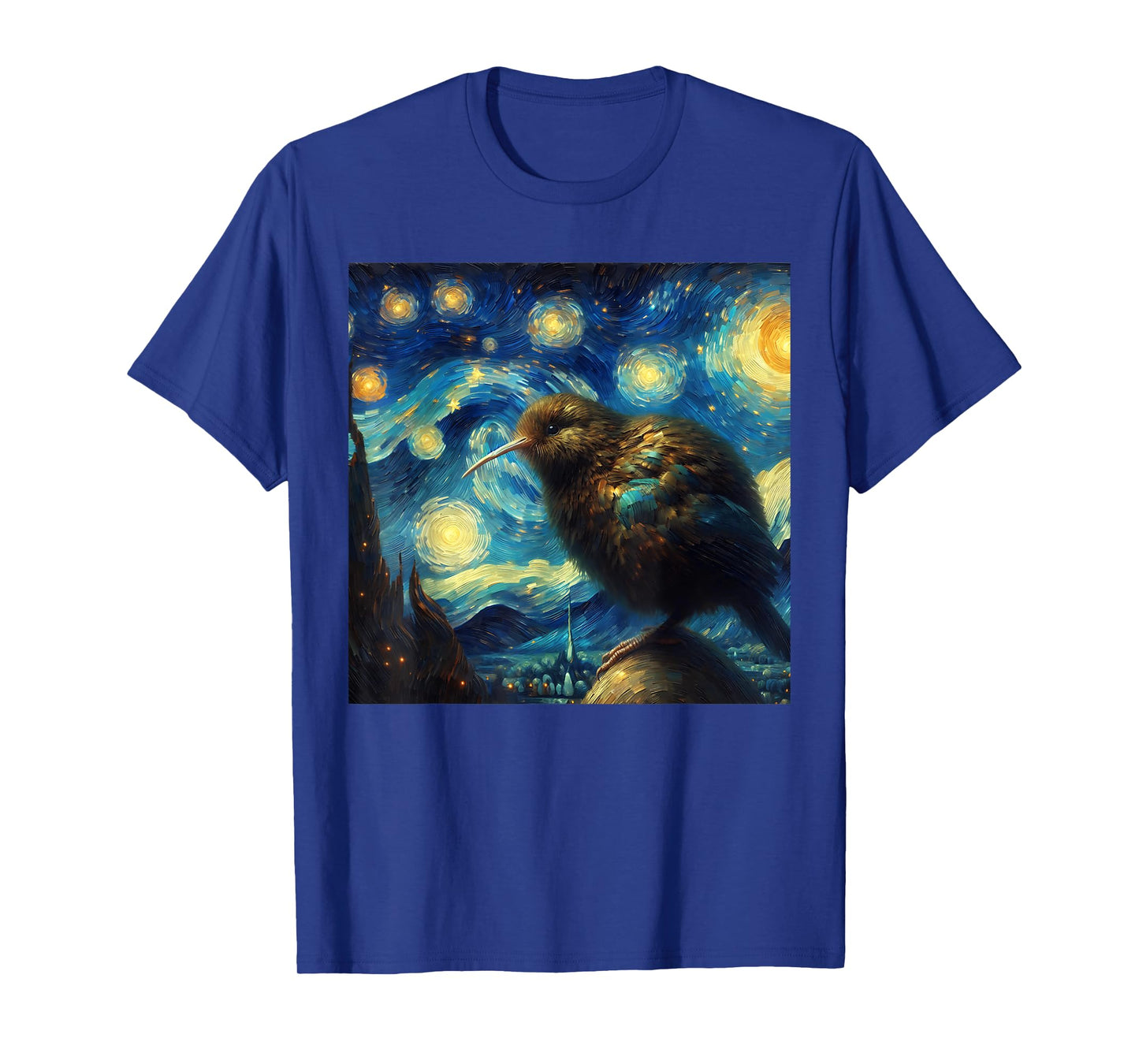 Kiwi Bird Starry Night Kiwi Bird T-Shirt