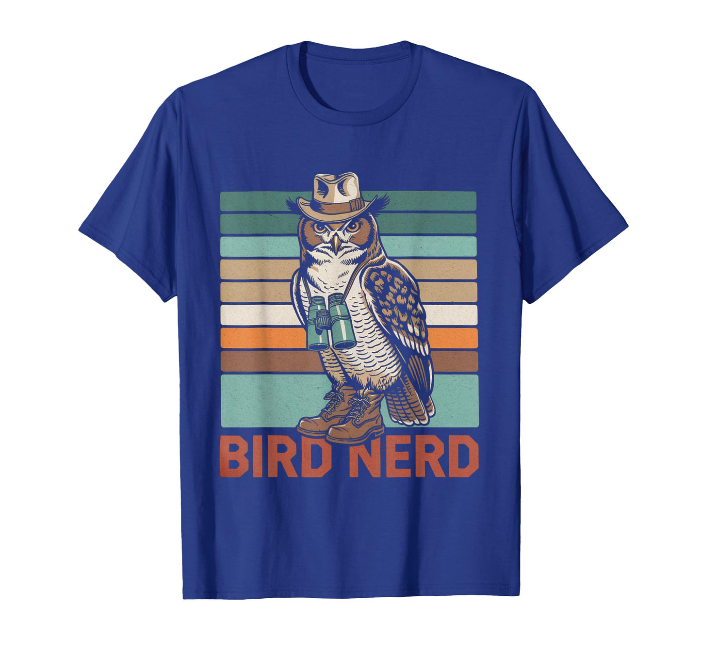 Bird Nerd Great Horned Owl Birdwatching Birding T-Shirt