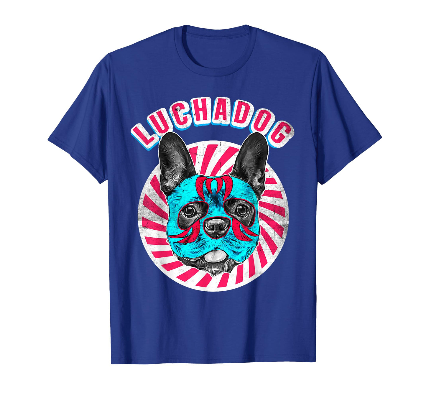Luchadog Mexican Wrestling - Lucha Luchador Dog Wears Mask T-Shirt