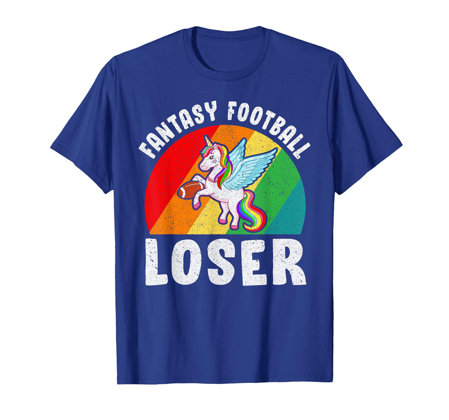 I Suck At Fantasy Football Loser Unicorn Draft Party T-Shirt