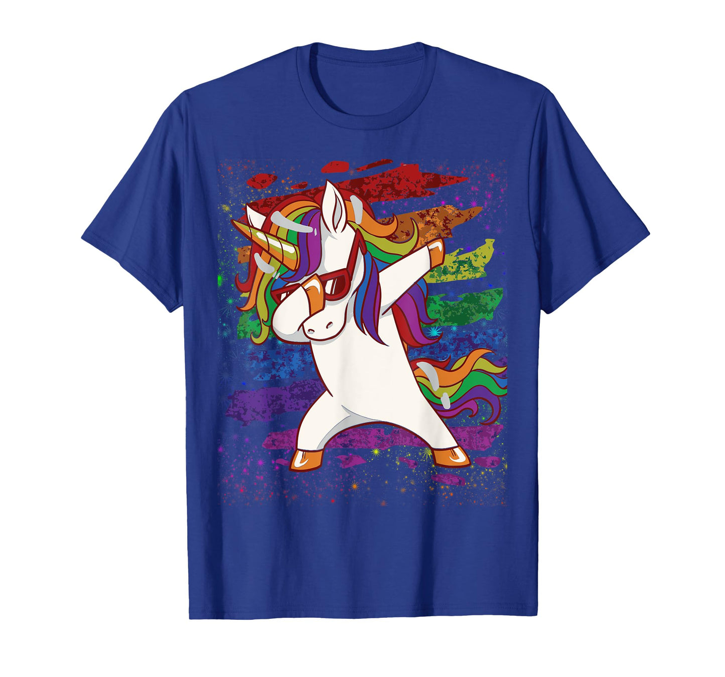 Dabbing Unicorn Magical Rainbow For LGBTQ Gay Pride Unicorn T-Shirt