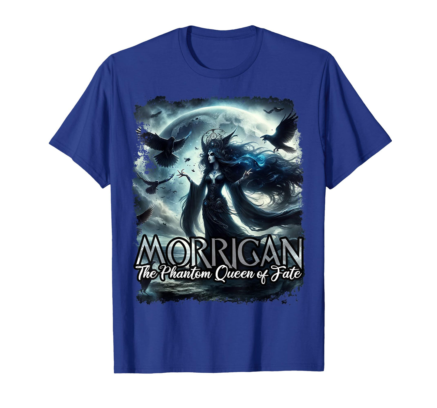 The Morrigan Celtic Irish Mythology Raven Crow War Goddess T-Shirt