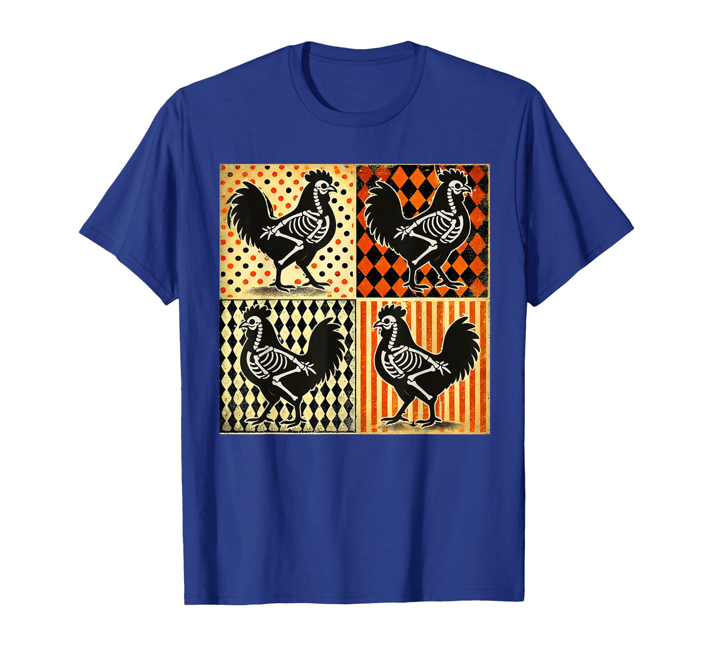 Halloween Chicken Skeleton Chicken Farm Animal Spooky T-Shirt
