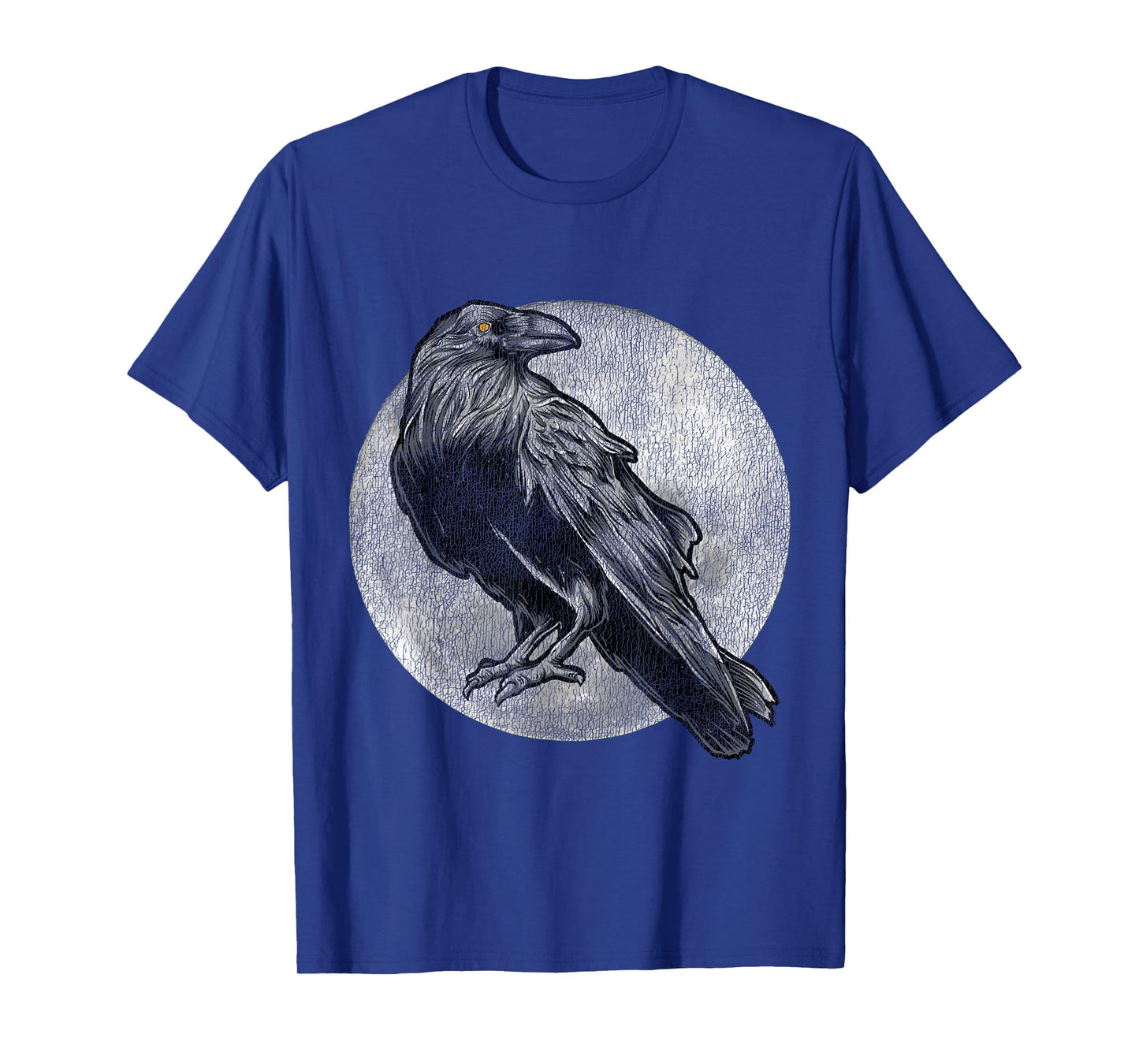 Full Moon Raven Bird Gift Scary Crow T-Shirt