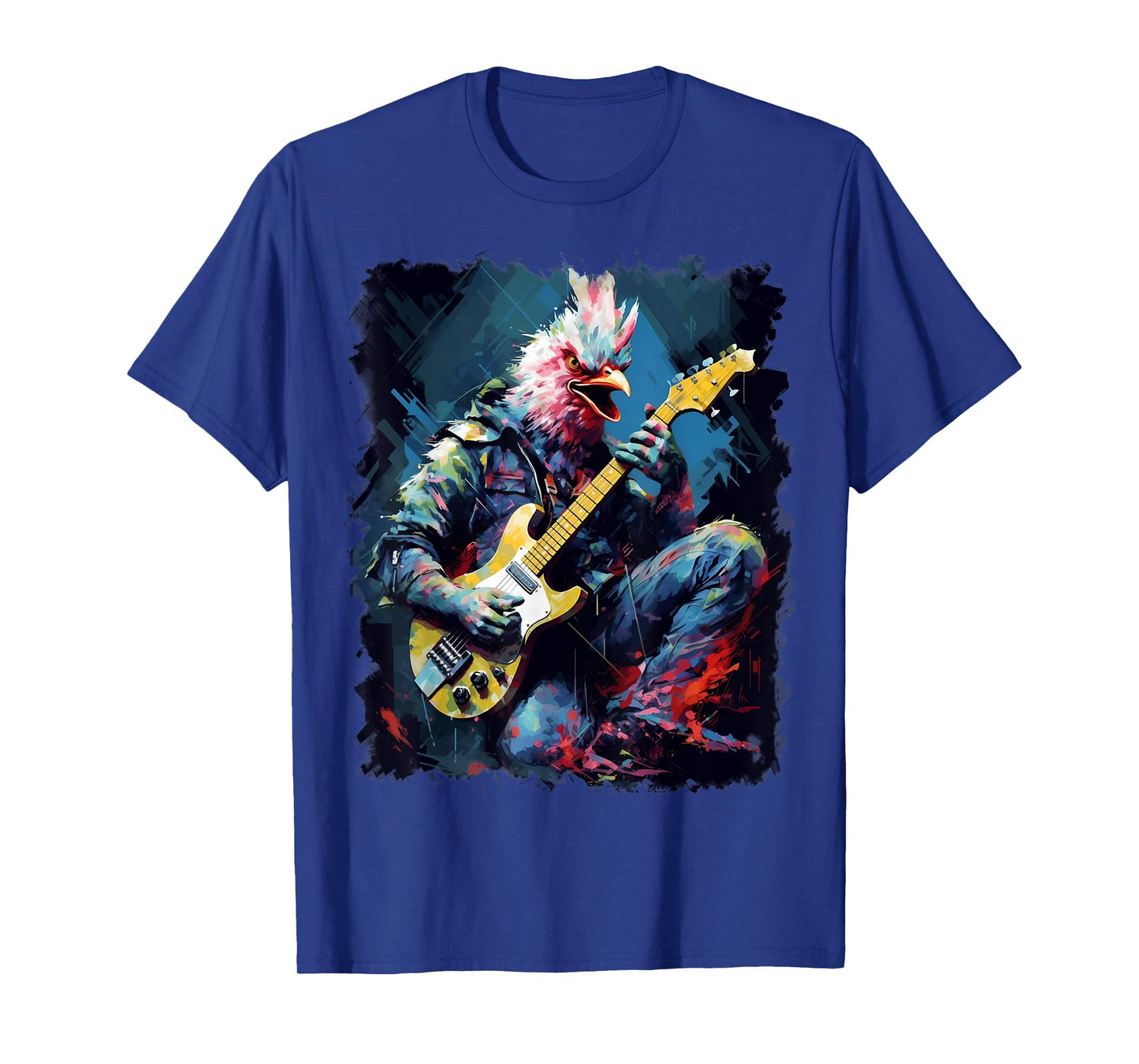 Rock Guitar Chicken Guitarist T-Shirt