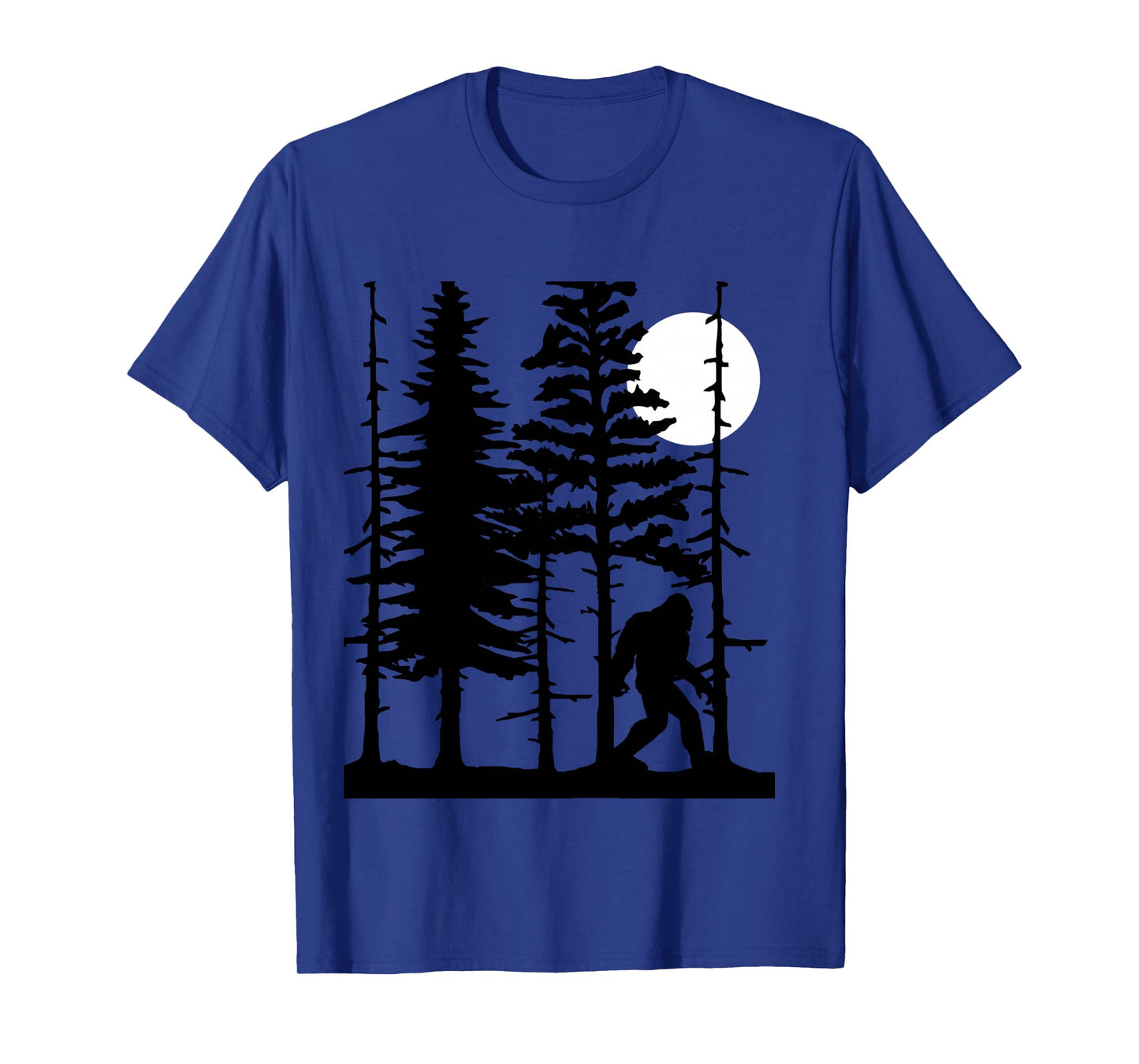 Bigfoot Hiding in Forest for Sasquatch Believers Long Sleeve T-Shirt