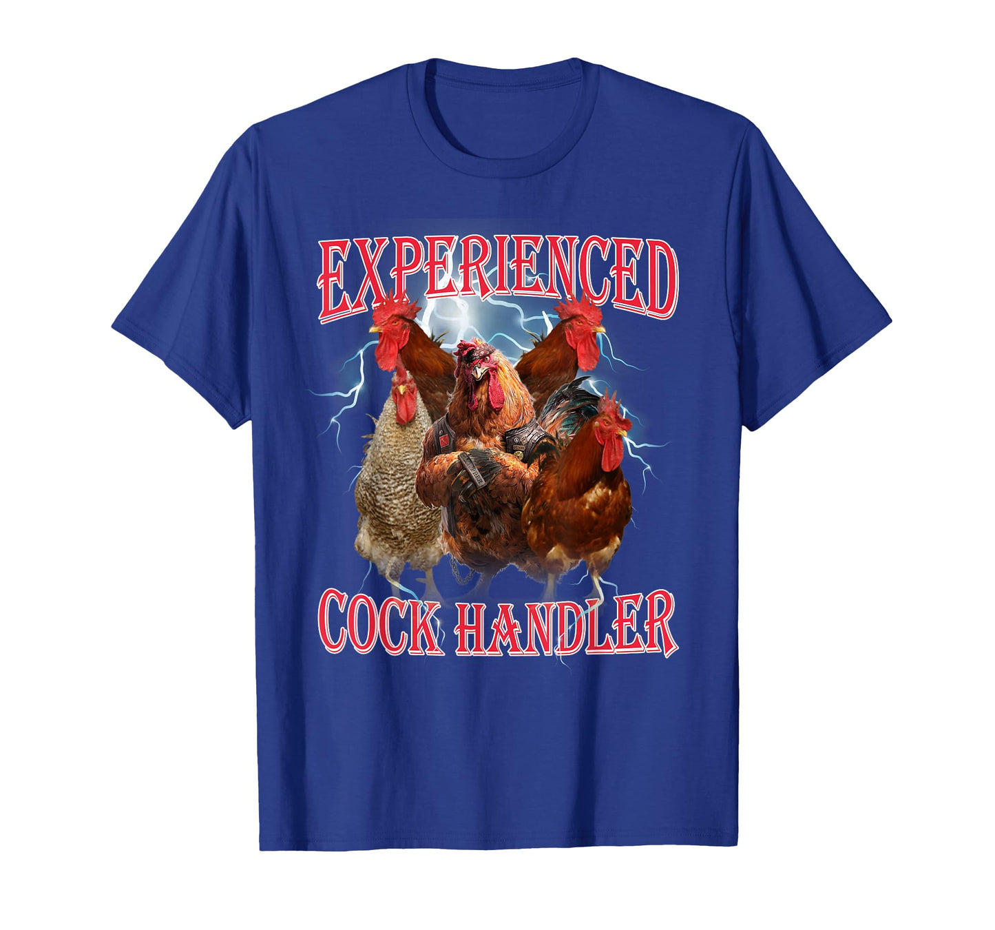 Funny Adult Humor Experienced Cock Handler Inappropriate T-Shirt