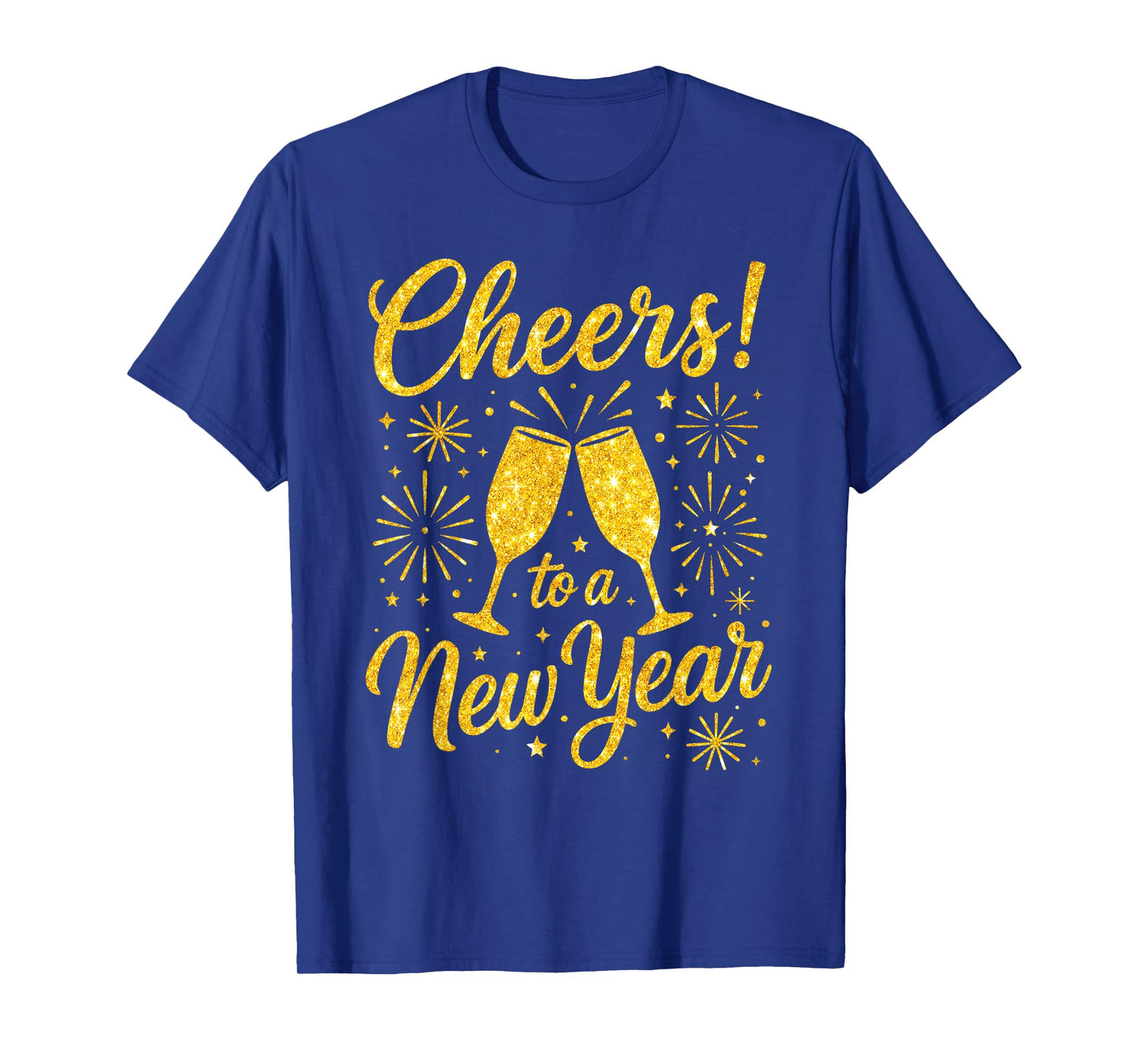 Happy New Year 2026 Cheers to A New Year Fireworks T-Shirt