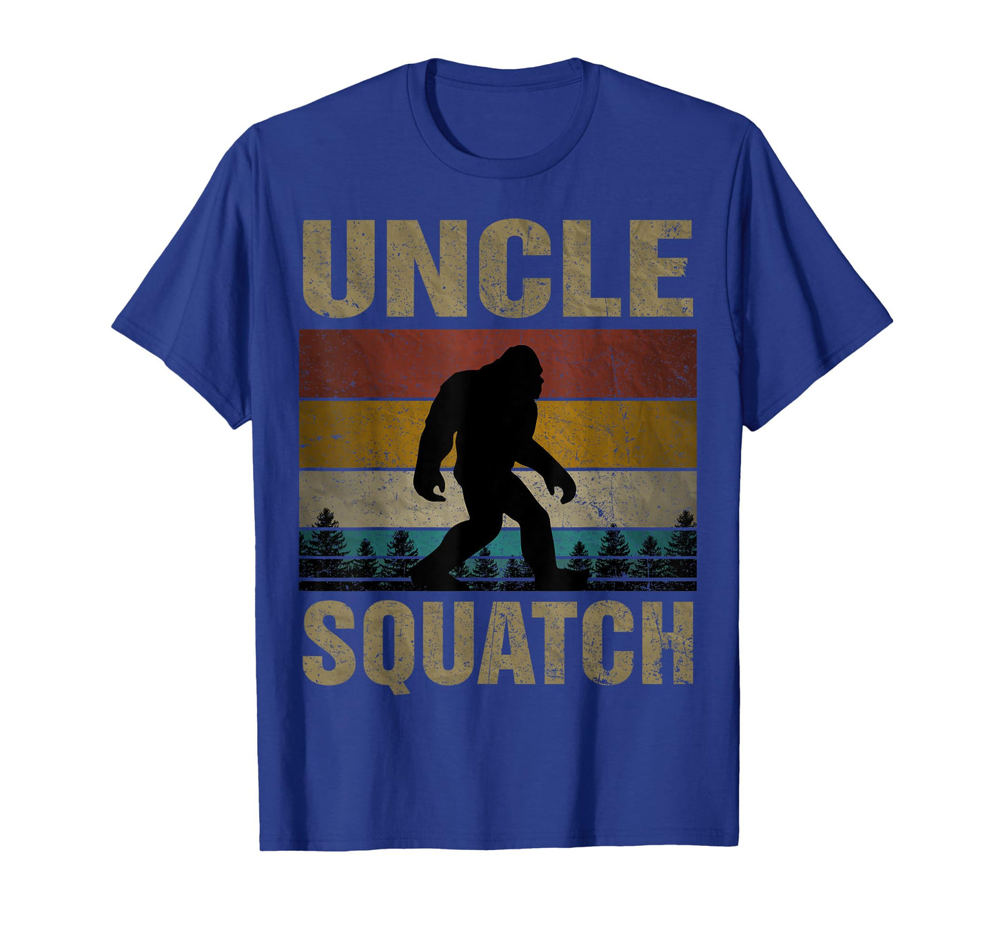 Uncle Squatch Bigfoot Uncle Sasquatch Yeti Family Matching T-Shirt