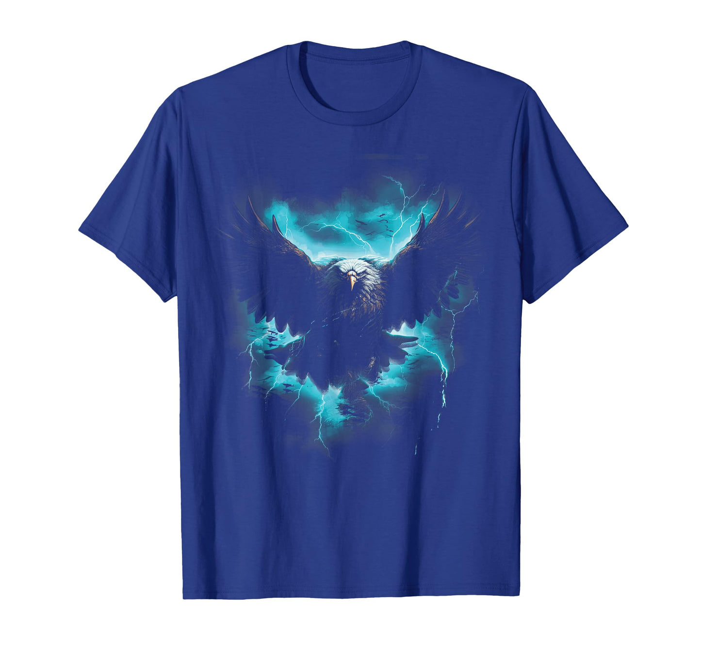 Bald eagle Bird Nature Usa Lightning T-Shirt