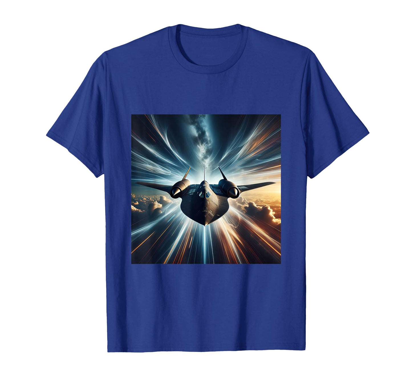 SR 71 Blackbird Fighter Jet Military Aircraft T-Shirt