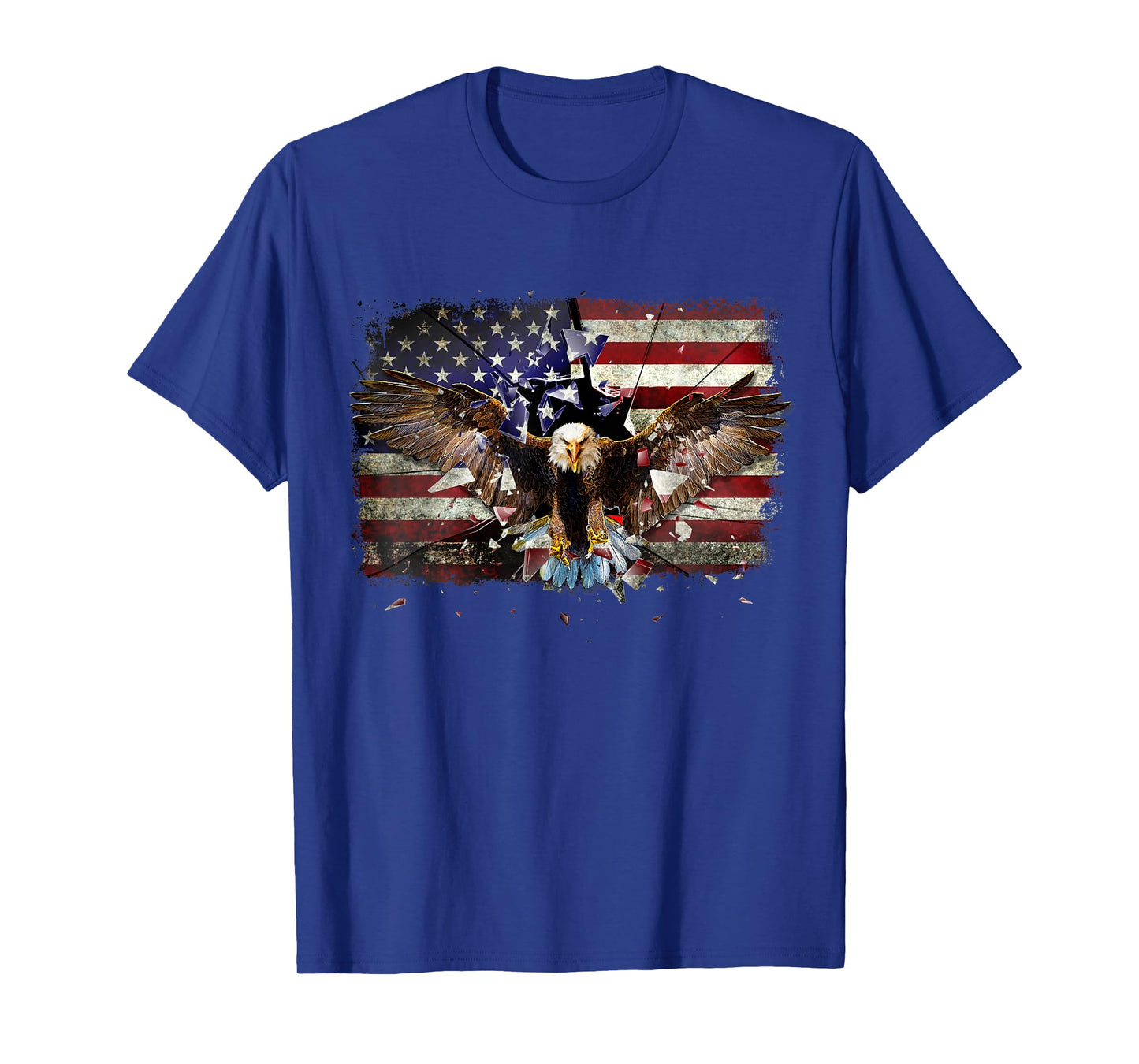 Eagle Patriotic USA American Flag 4th of July Men Women Kids T-Shirt