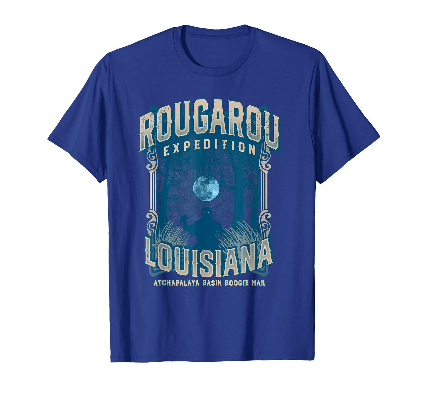 Rougarou Expedition Louisiana Swamp Monster Werewolf Legend T-Shirt