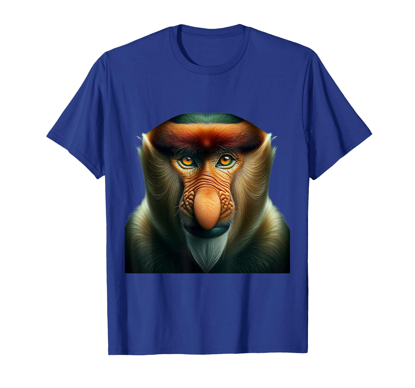 Proboscis Monkey Shirt Monkey Portrait Wildlife Exotic Ape T-Shirt