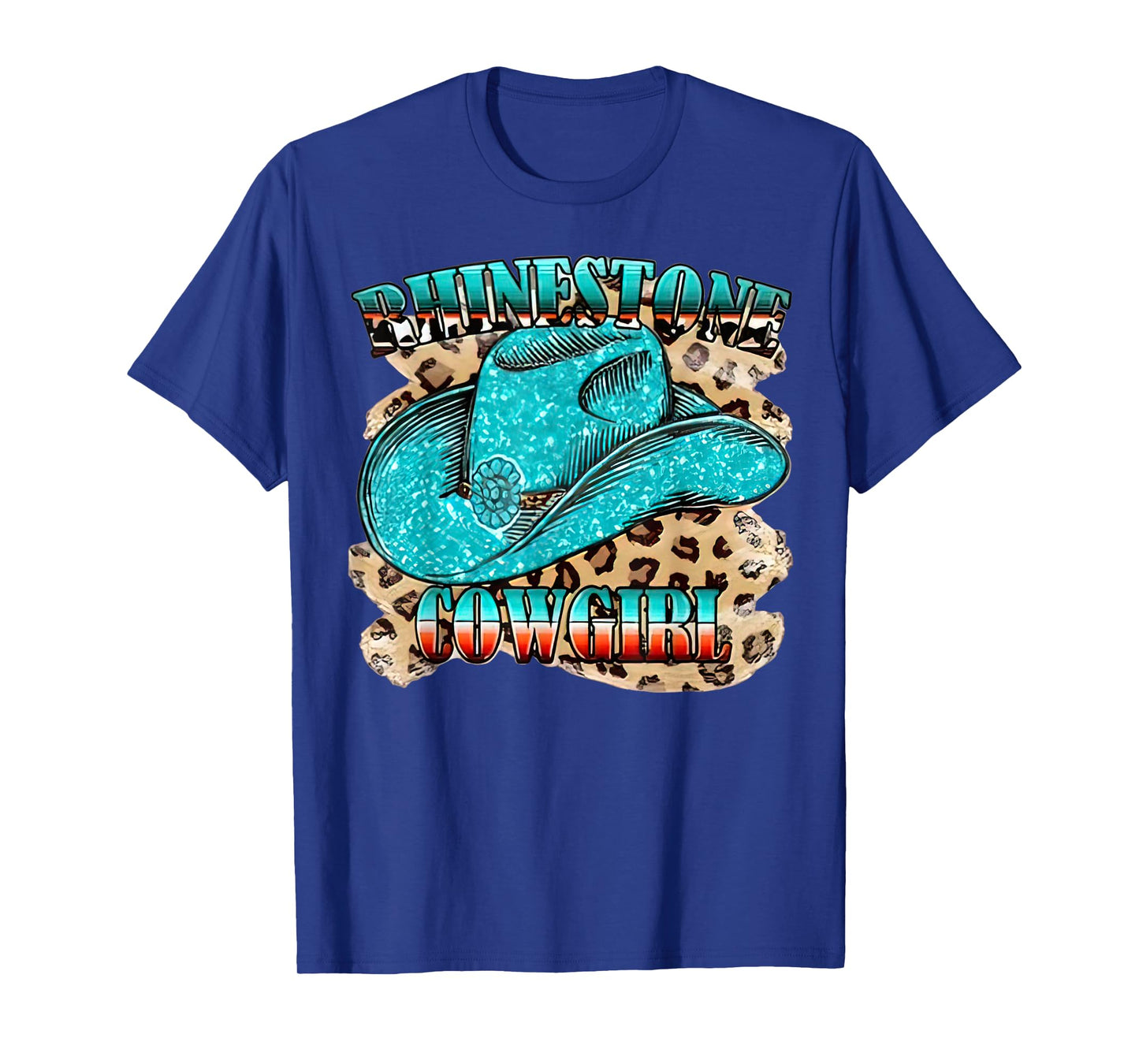 Rhinestone Cowgirl Western Boots Chapeau Western Country T-Shirt