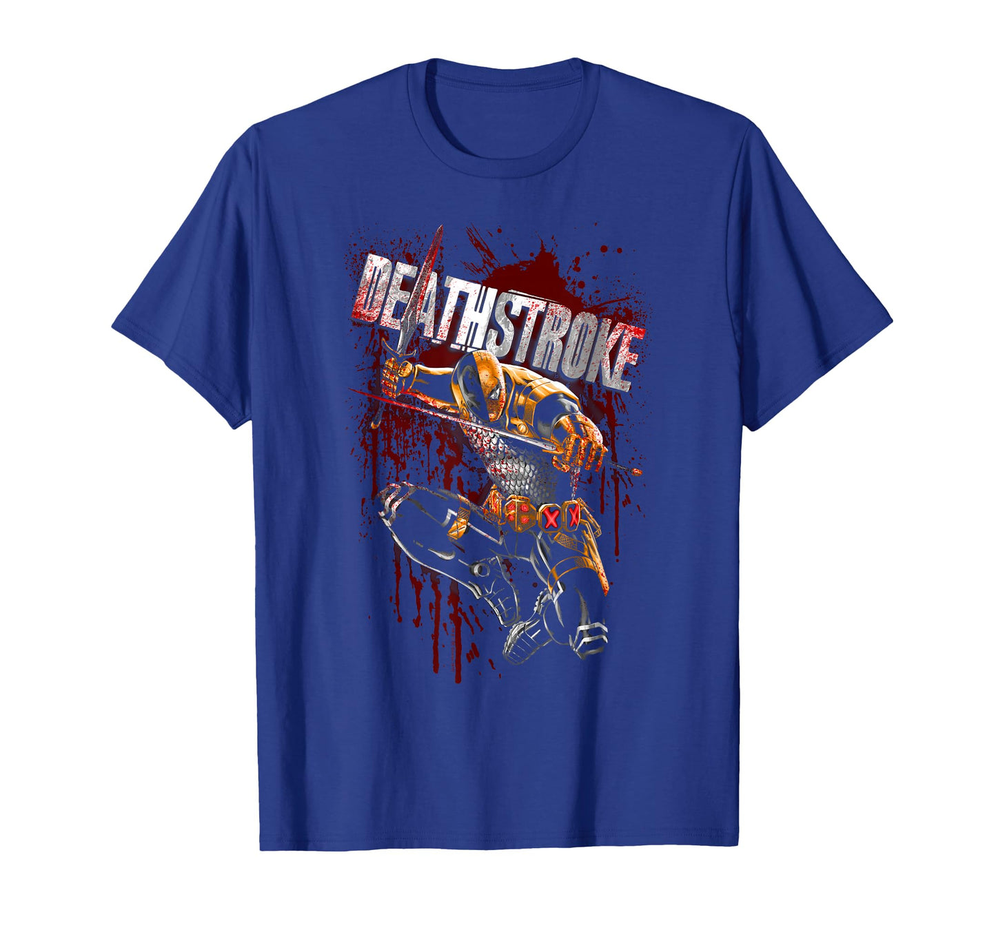 Batman Deathstroke Blood Splattered T-Shirt