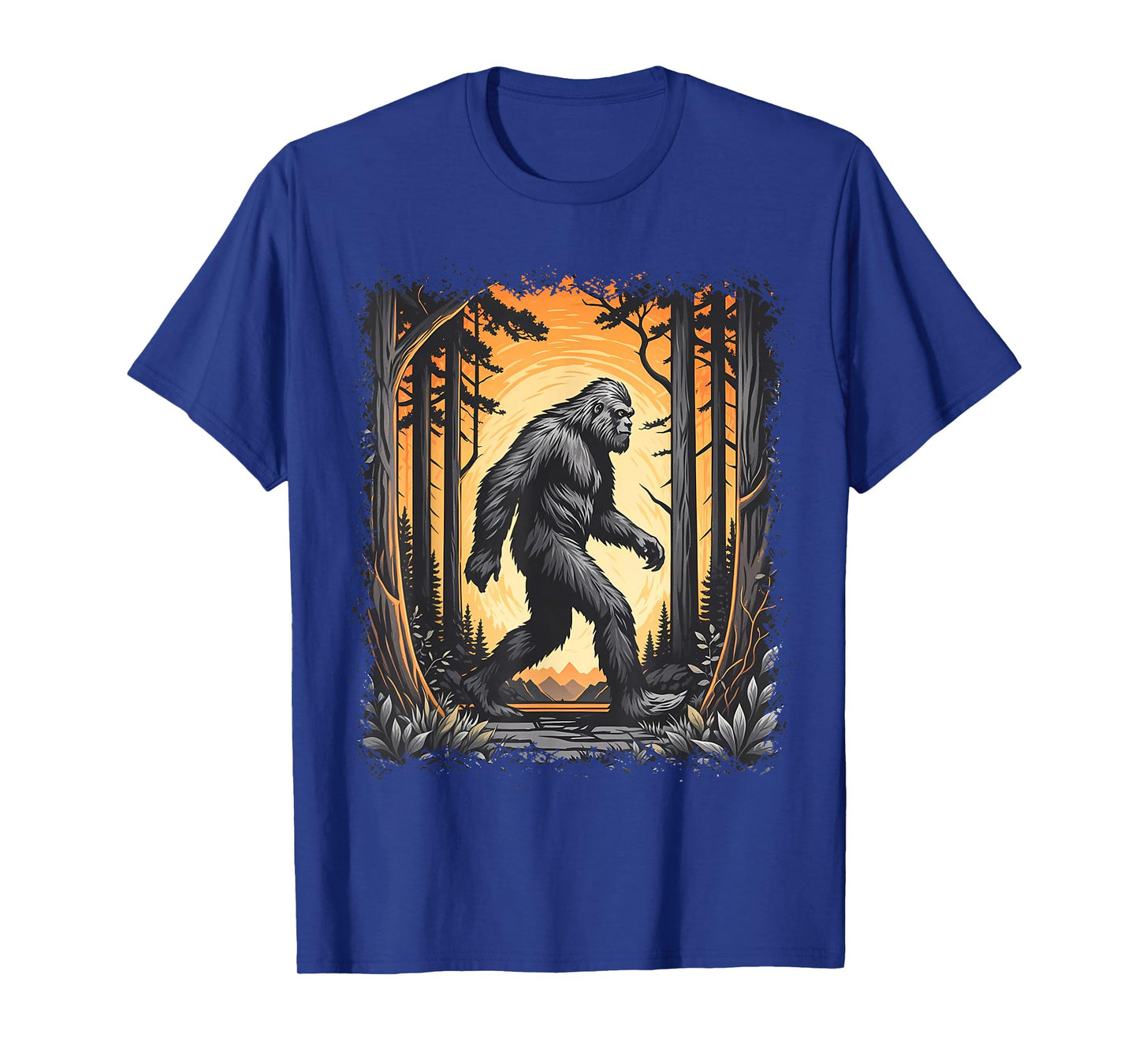 Sasquatch Bigfoot Forest Graphic For Men Women T-Shirt